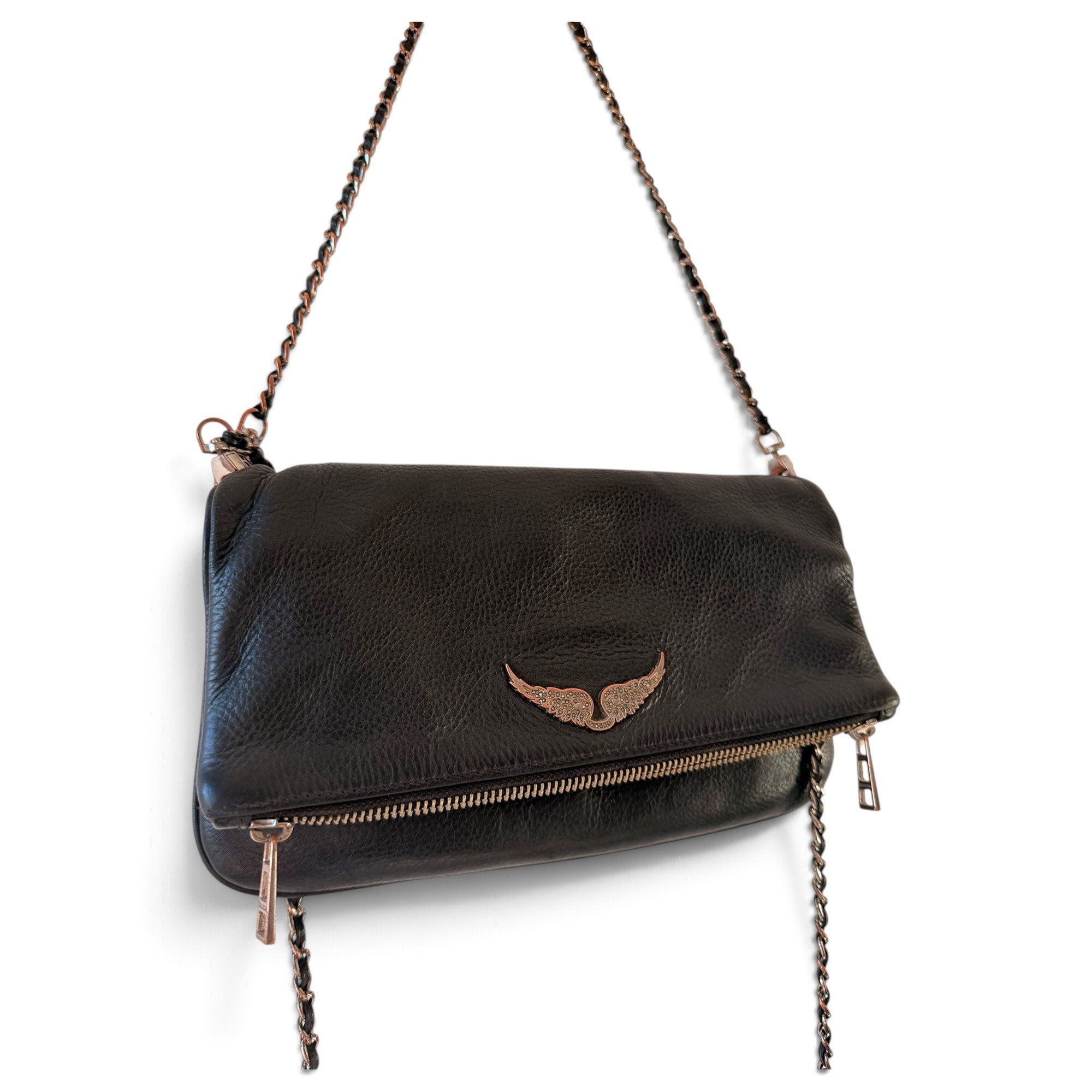 Rock leather handbag
