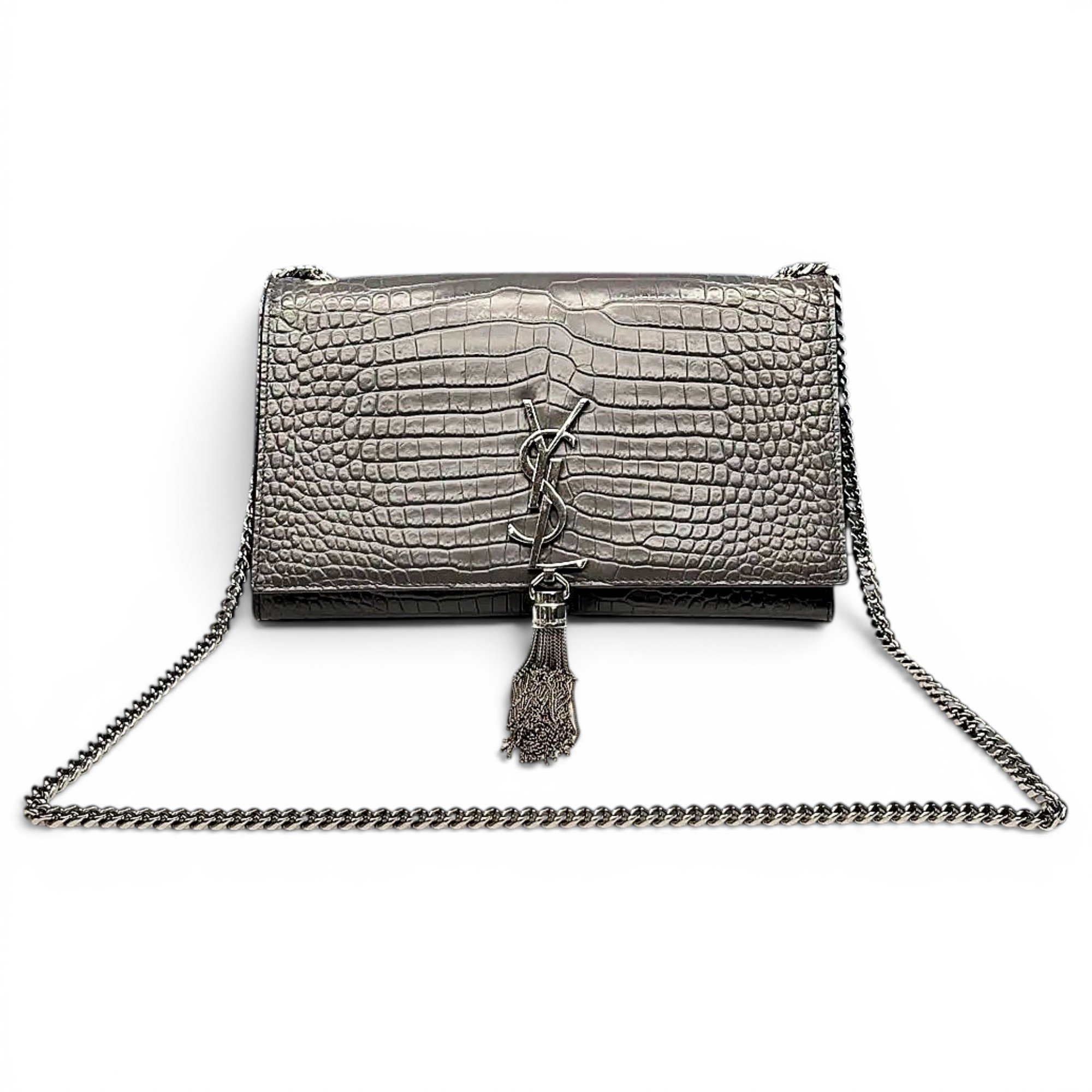 Pompom Kate leather crossbody bag