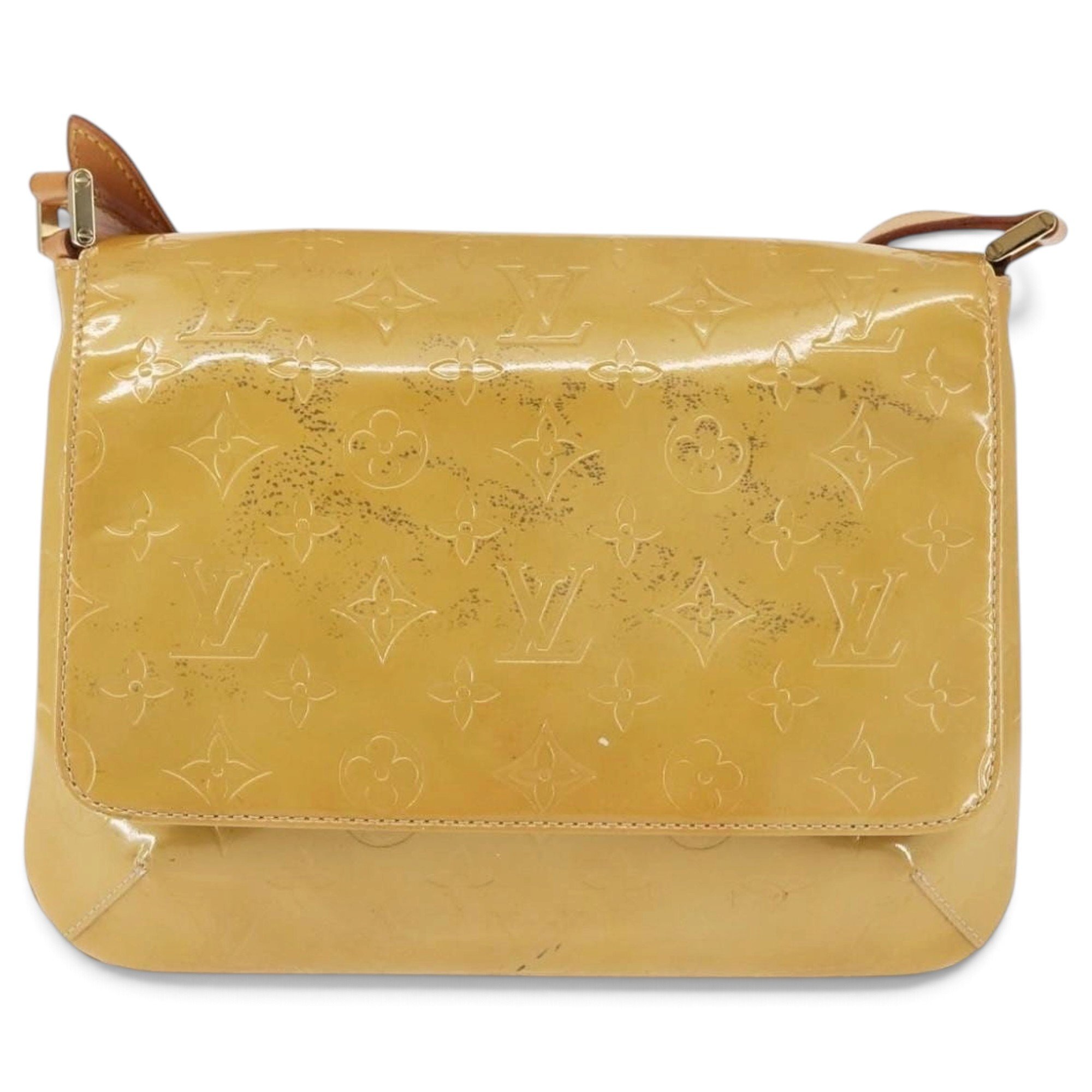 Thompson patent leather handbag