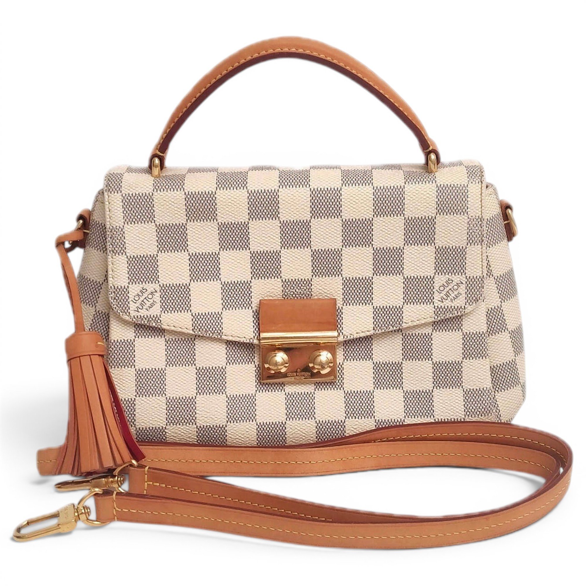 Croisette leather handbag