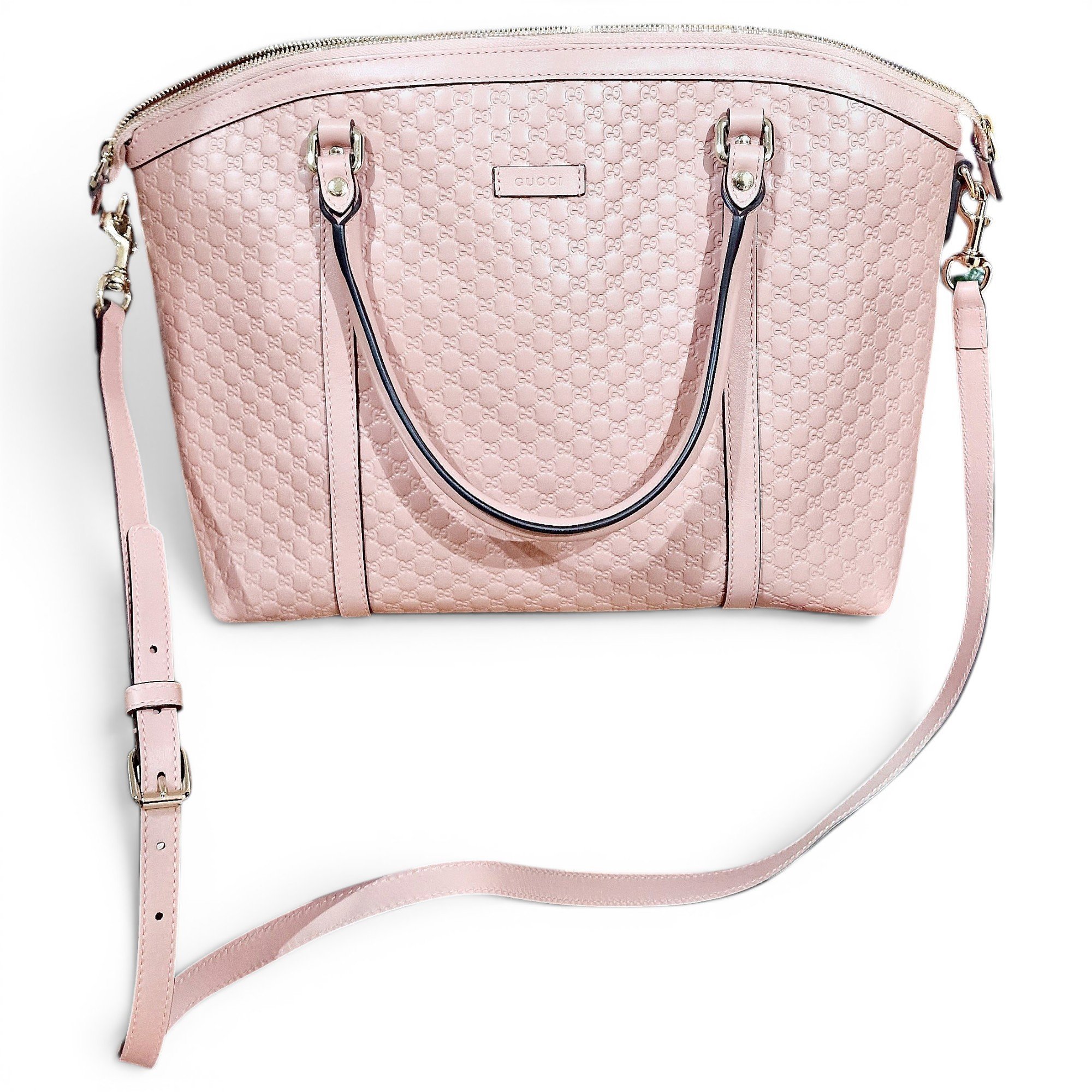 Dôme leather handbag