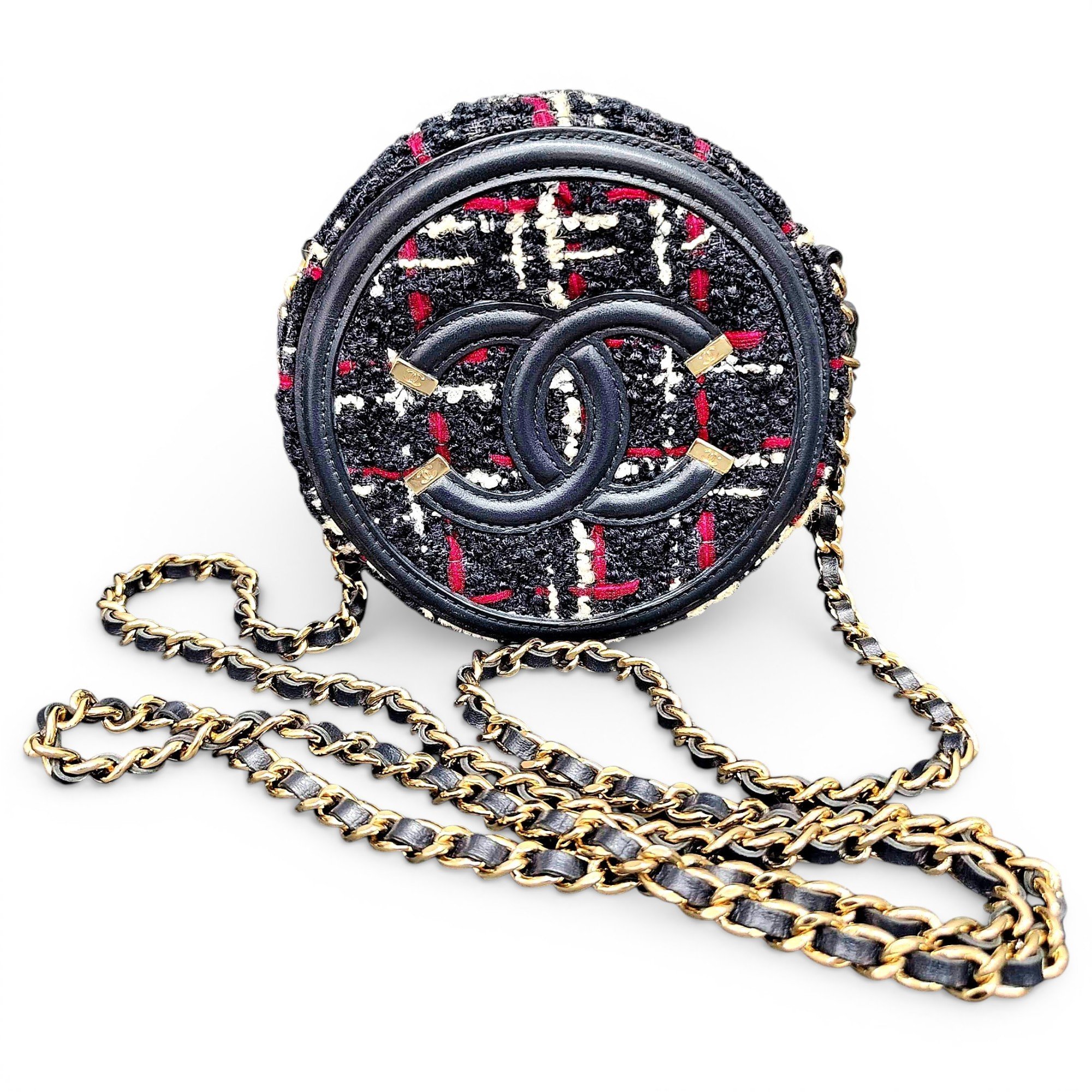 Vanity tweed handbag