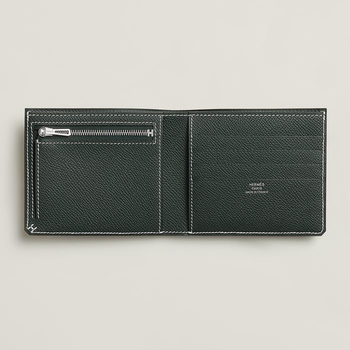 Vert Foncé H Sellier Compact Wallet