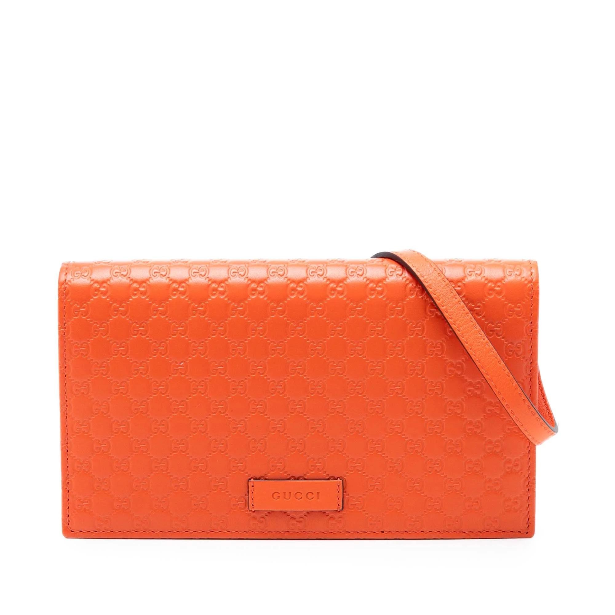 GG Marmont Chain Wallet Strass leather handbag