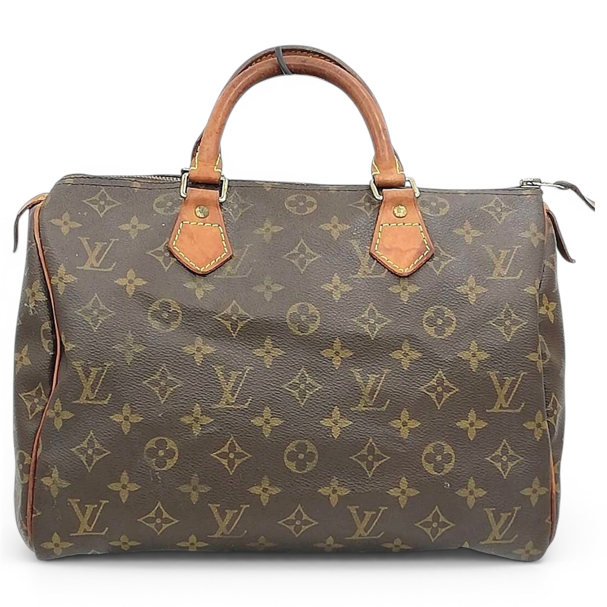 Speedy leather handbag