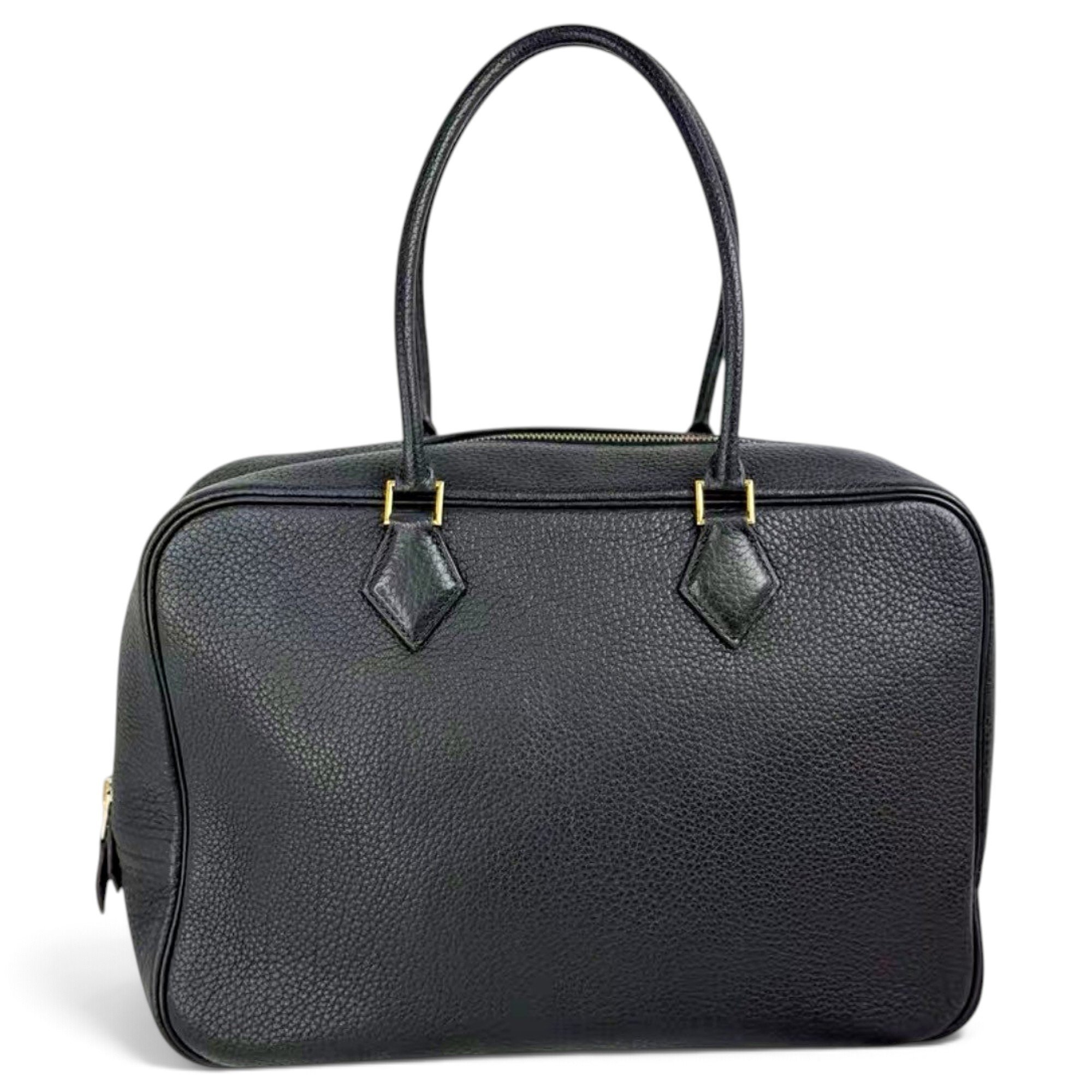 Plume leather handbag