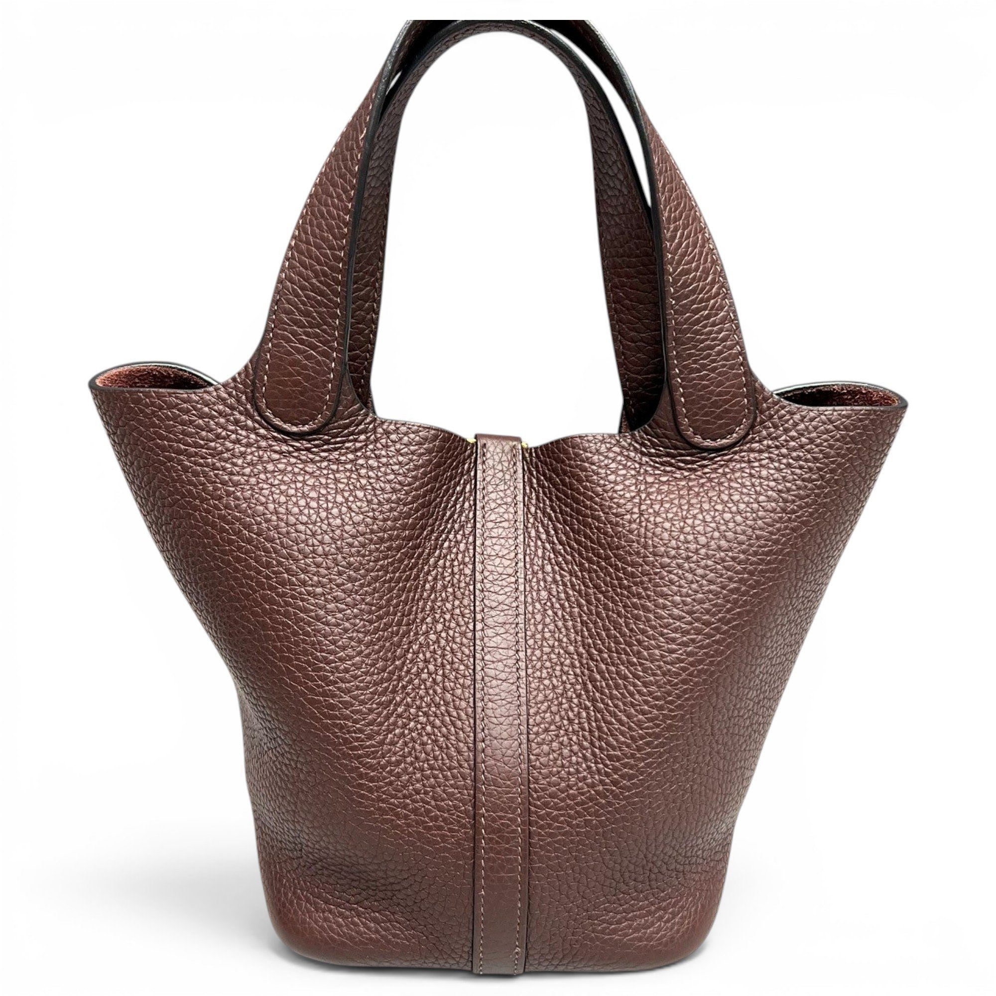 Picotin leather handbag