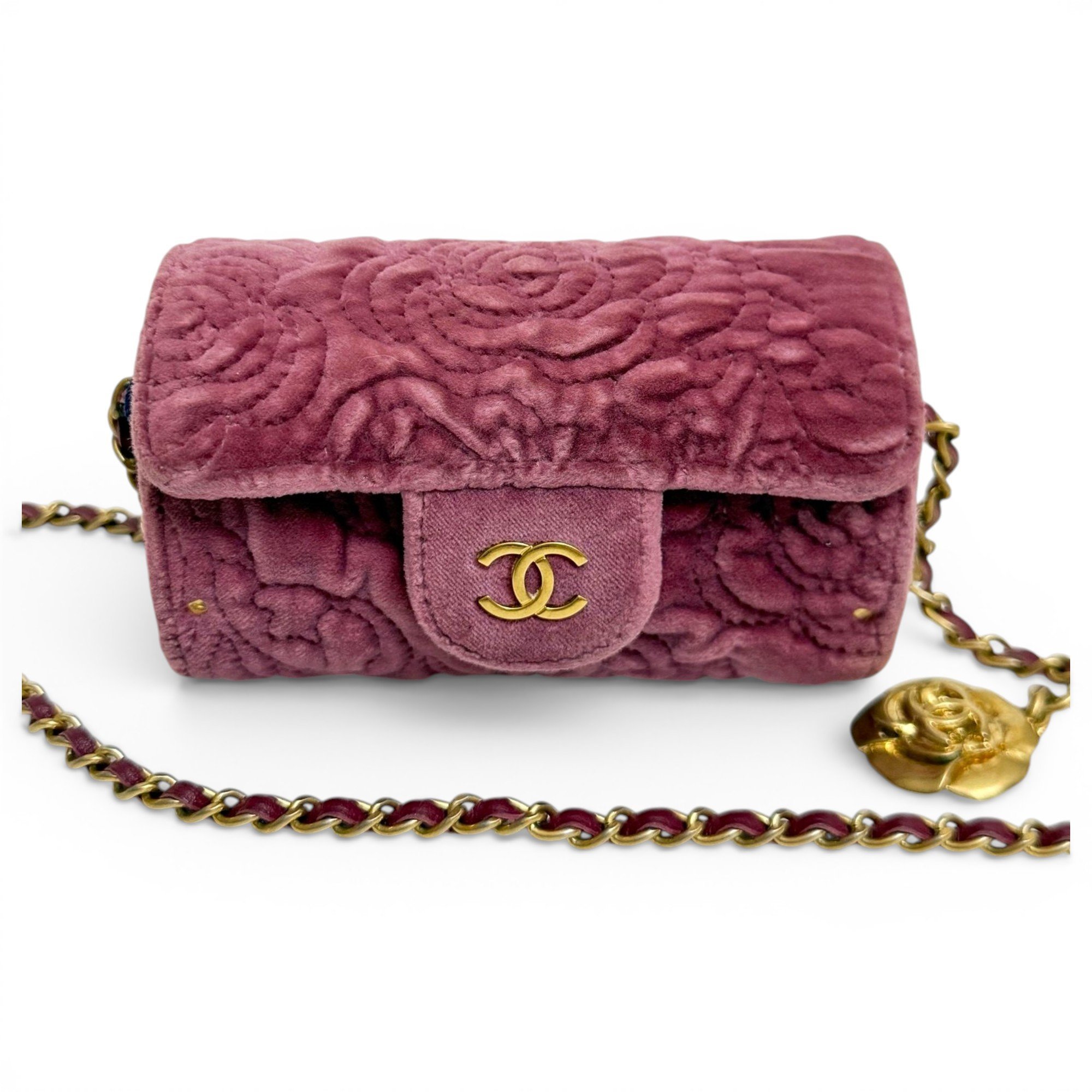 Velvet crossbody bag