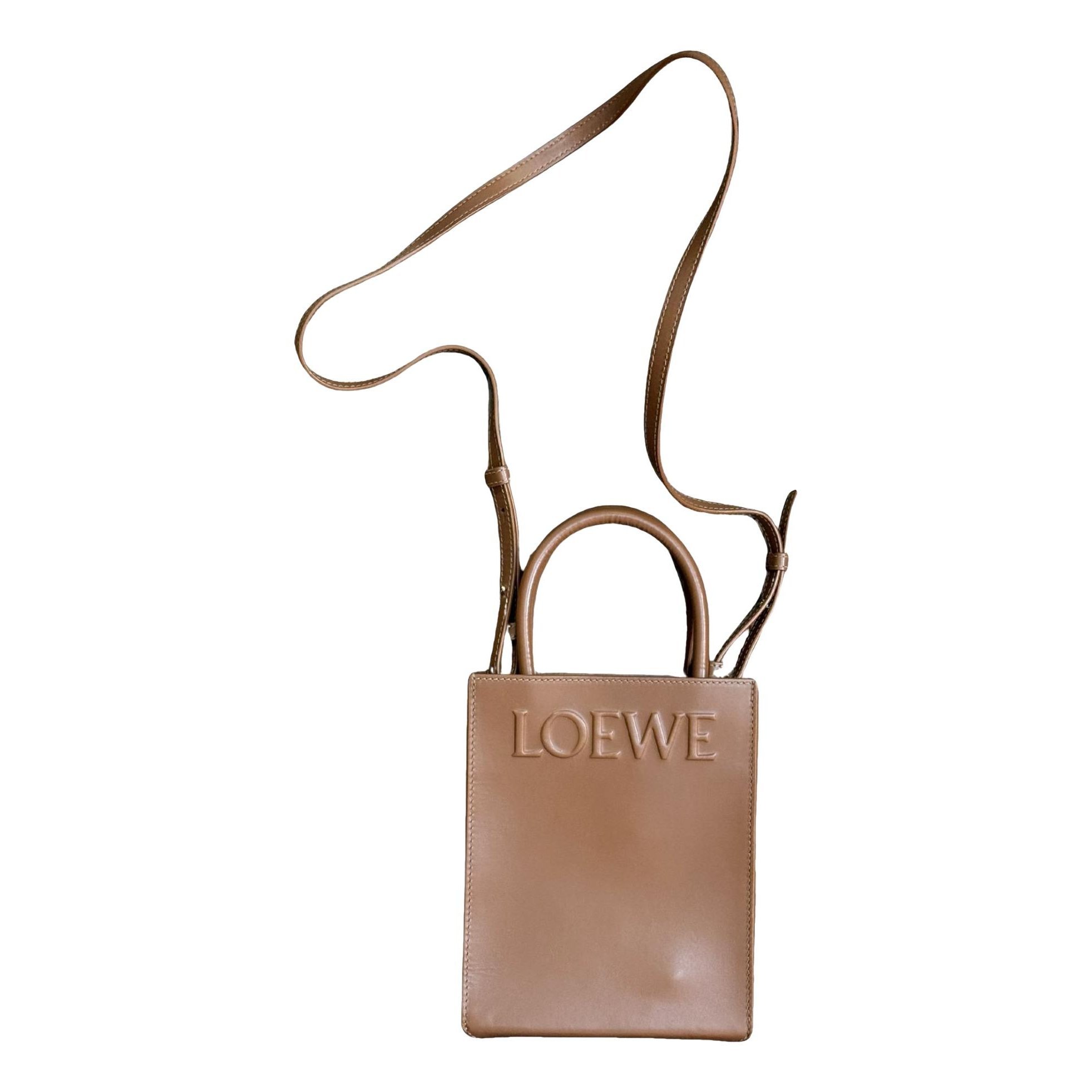 A5 leather handbag