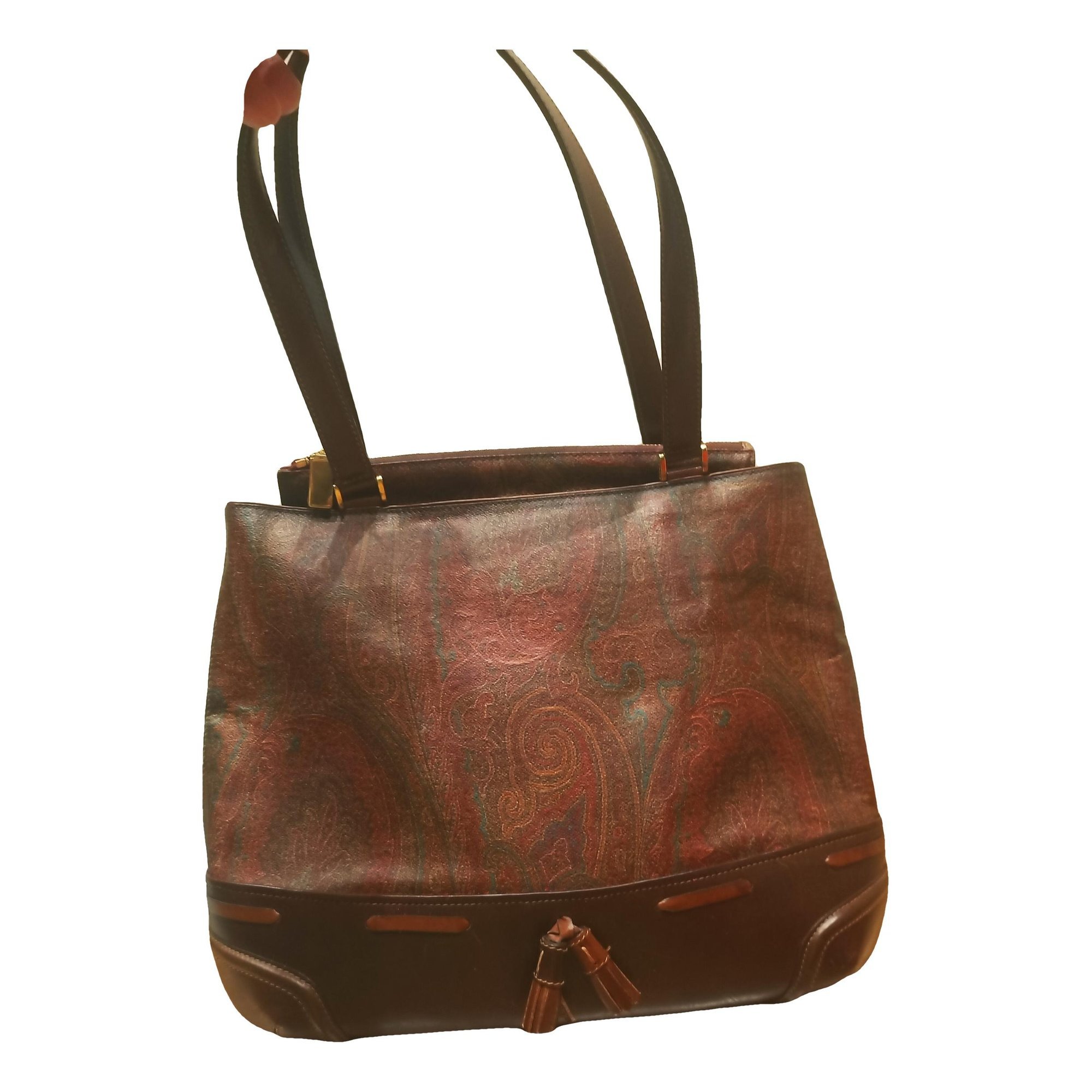 Vela leather handbag