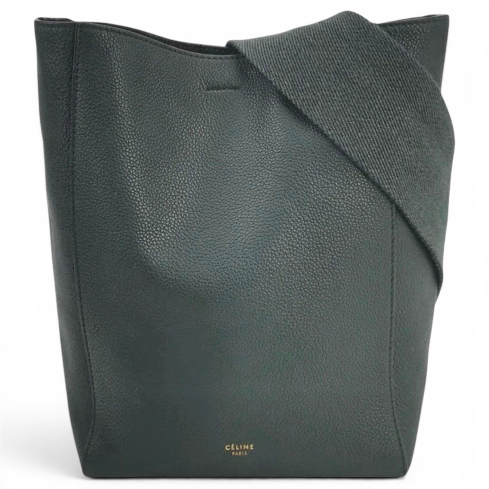 Celine Seau Sangle leather handbag