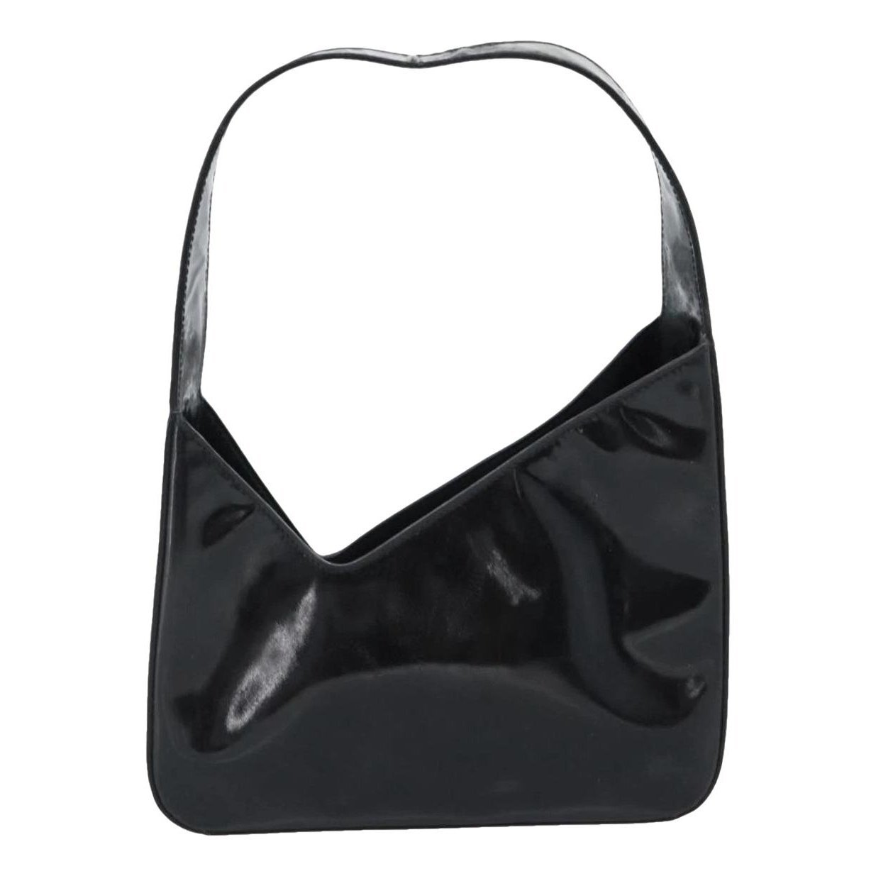 Patent leather handbag