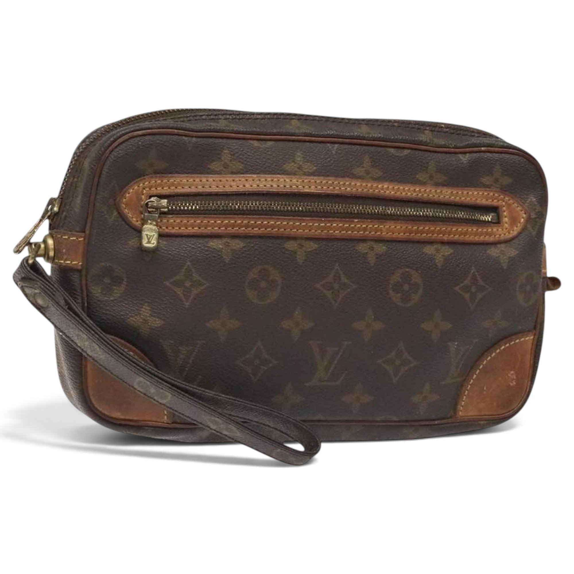 Marly Dragonne leather clutch bag