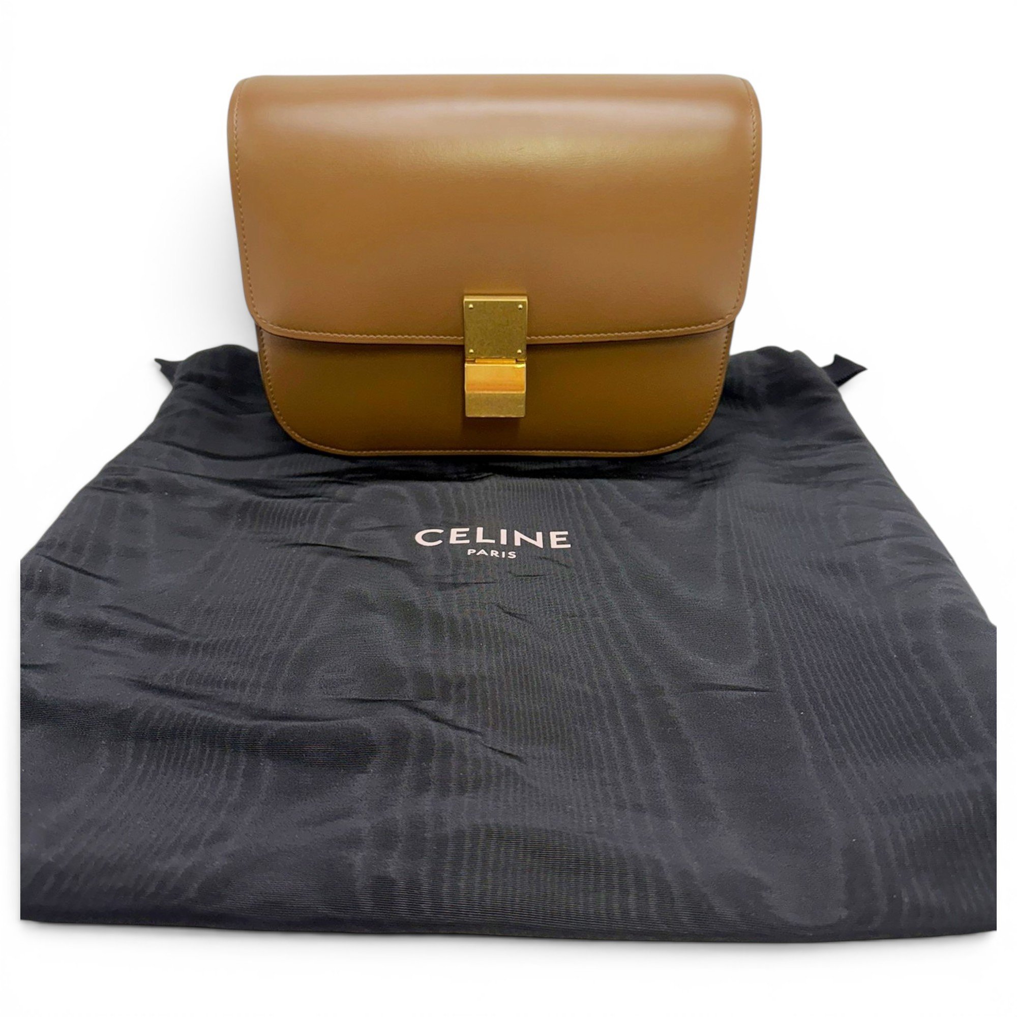 Classic leather crossbody bag