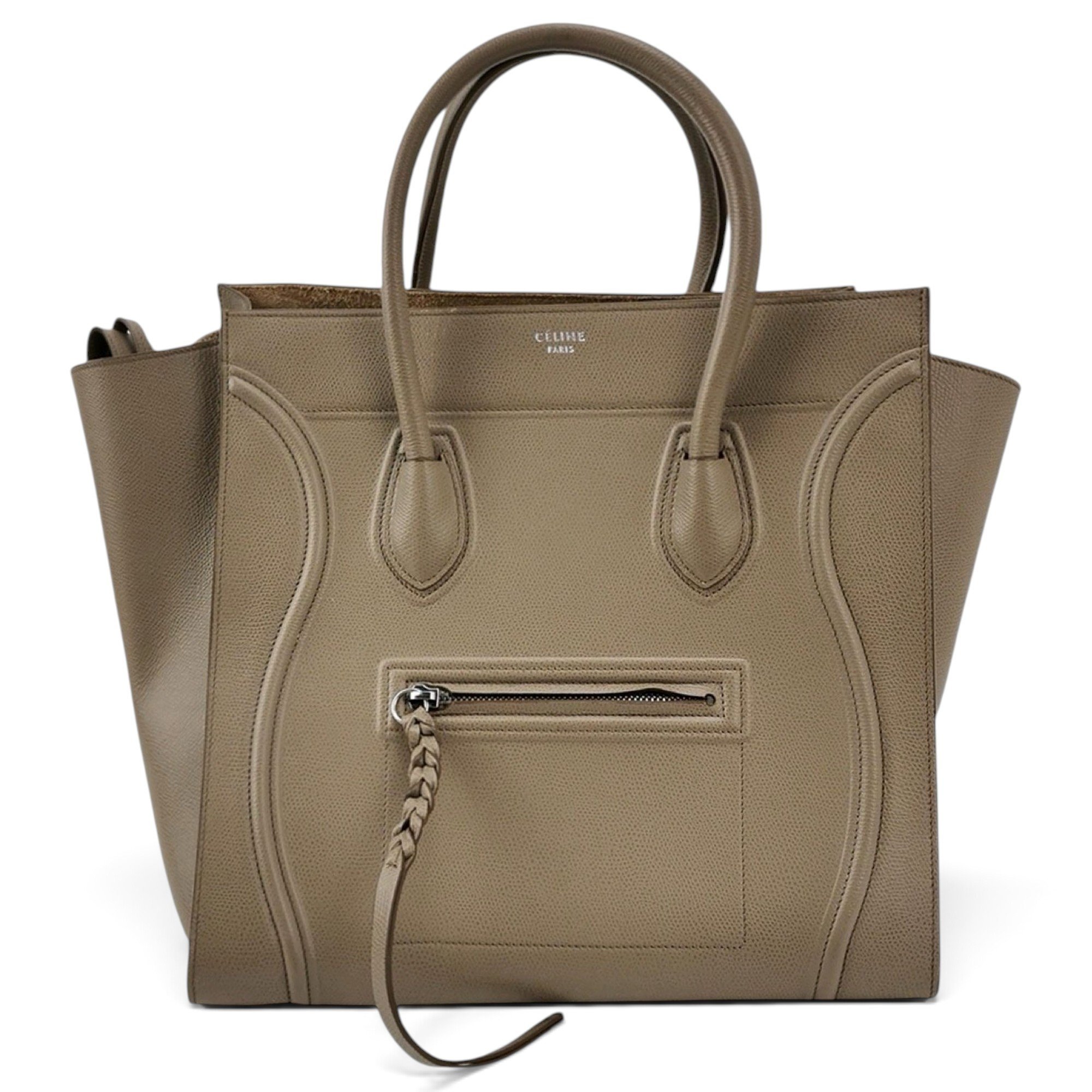 Luggage leather handbag