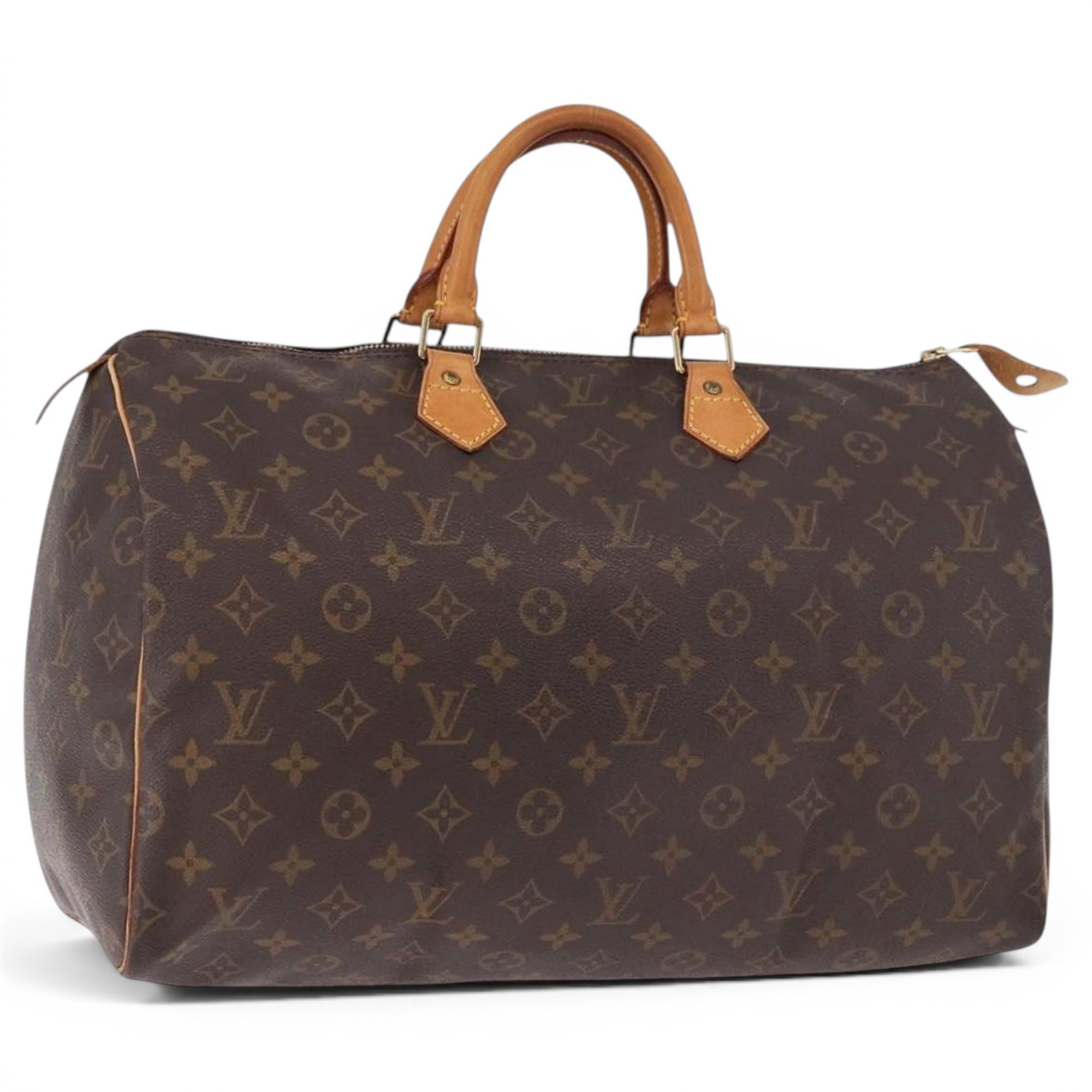 Speedy leather handbag