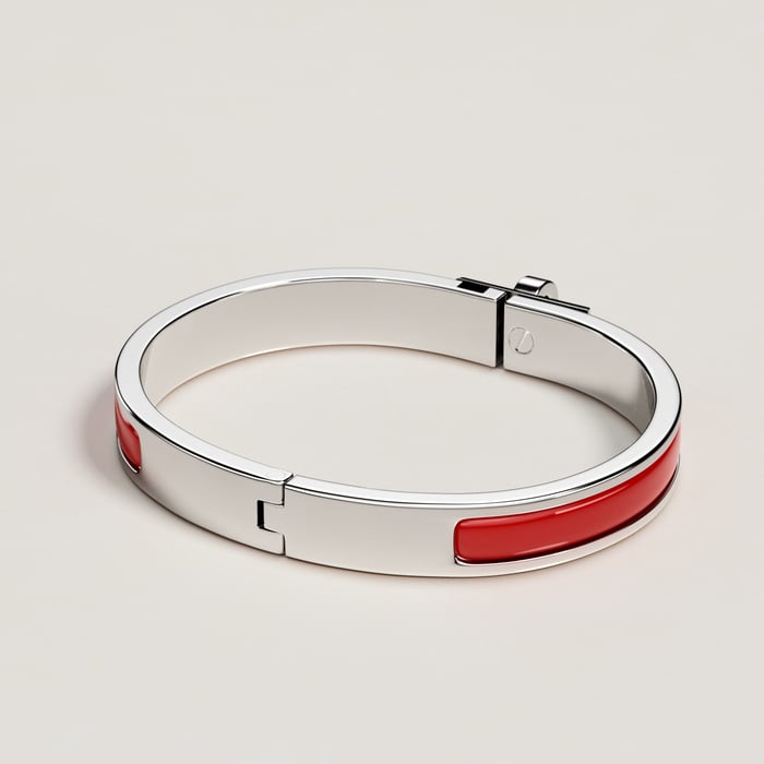 Rouge Amarante Mini Clic Kelly Bracelet