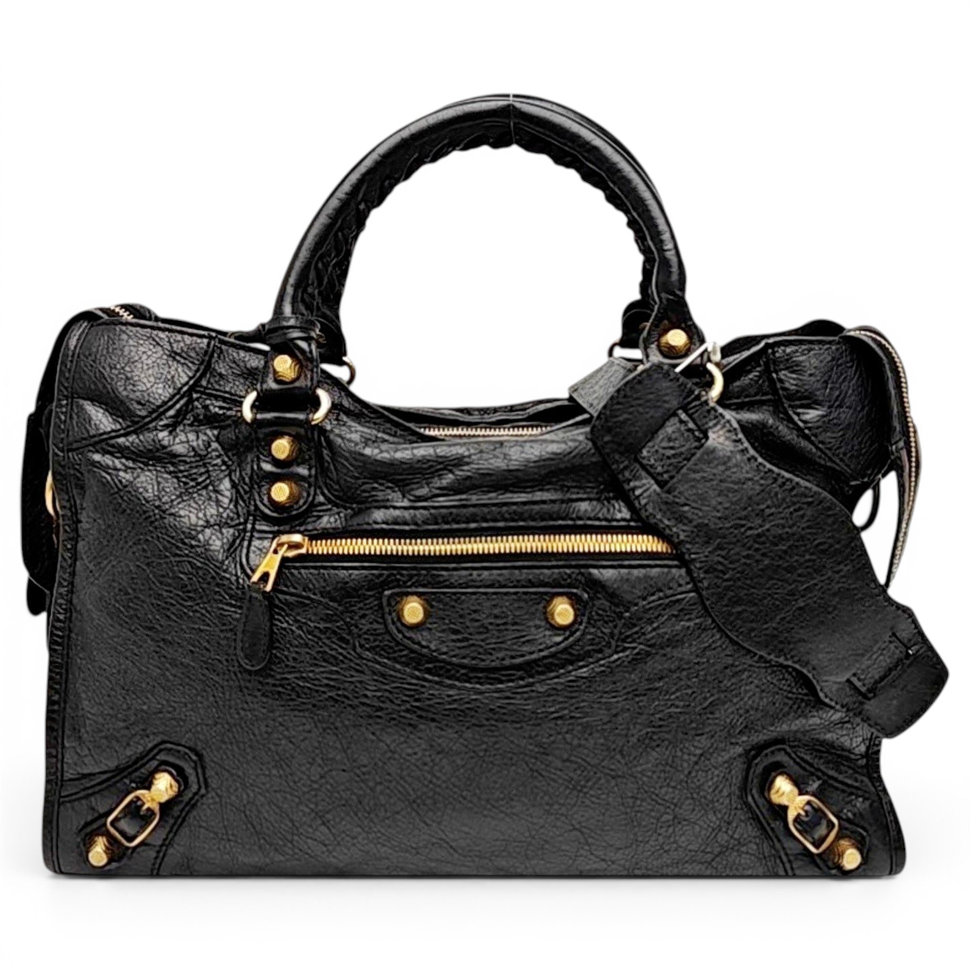 Leather handbag