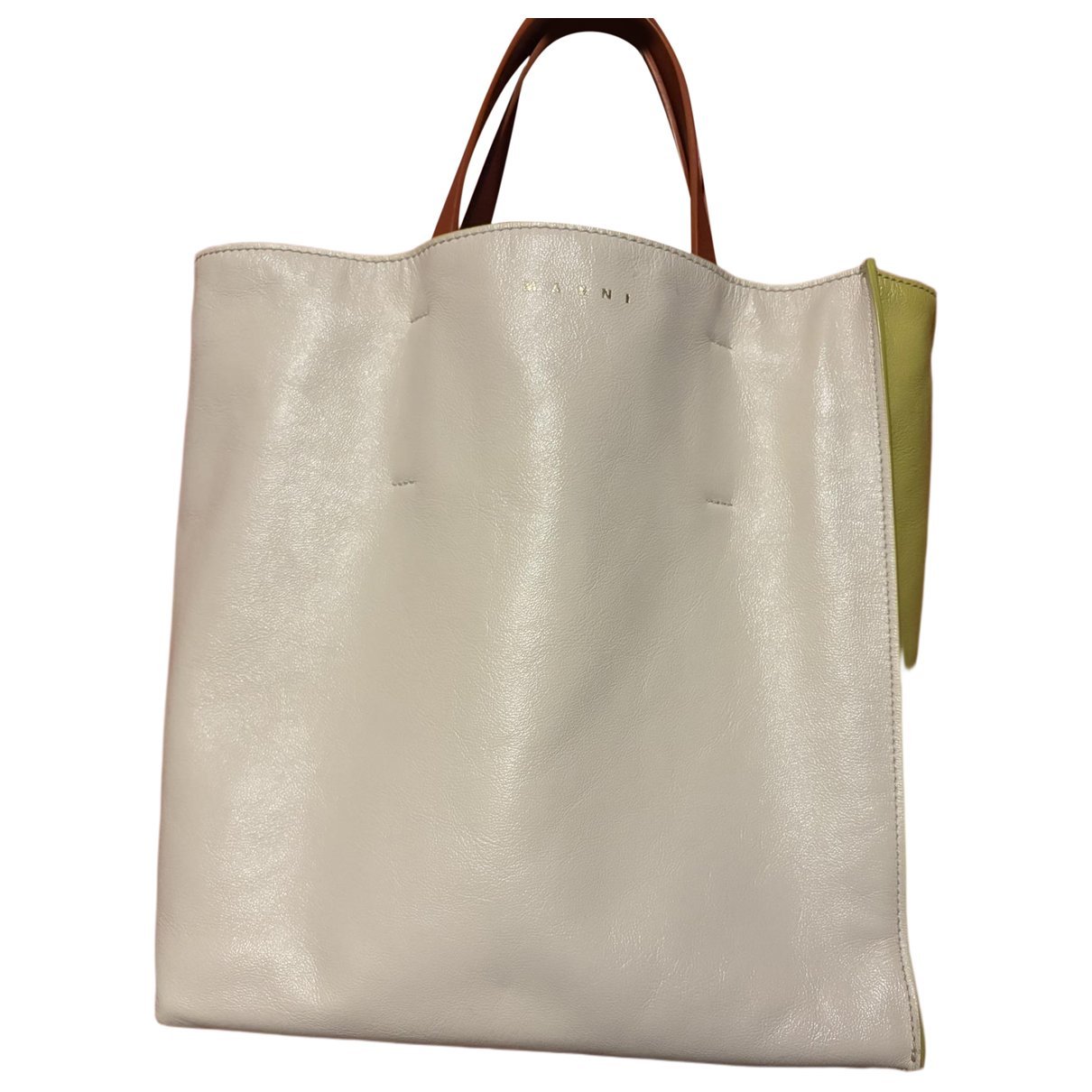 Marni Pannier leather tote