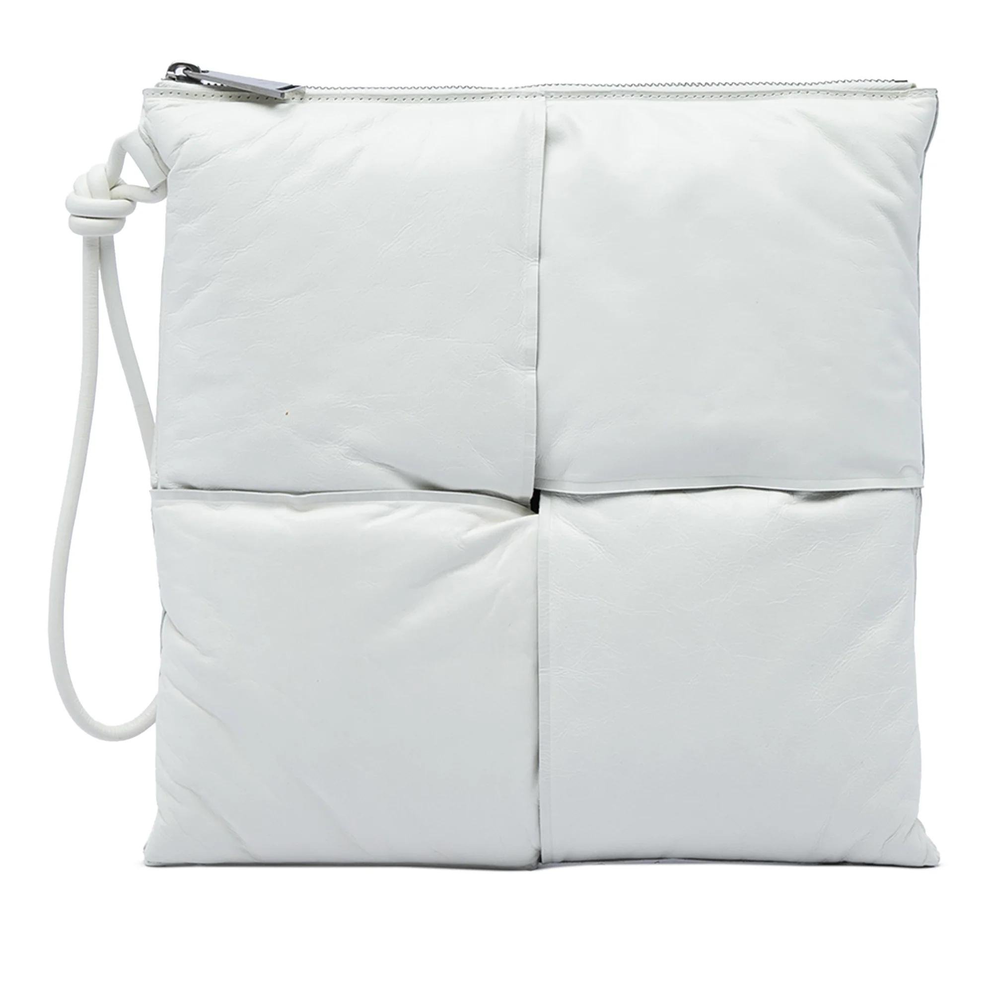 Pouch leather handbag