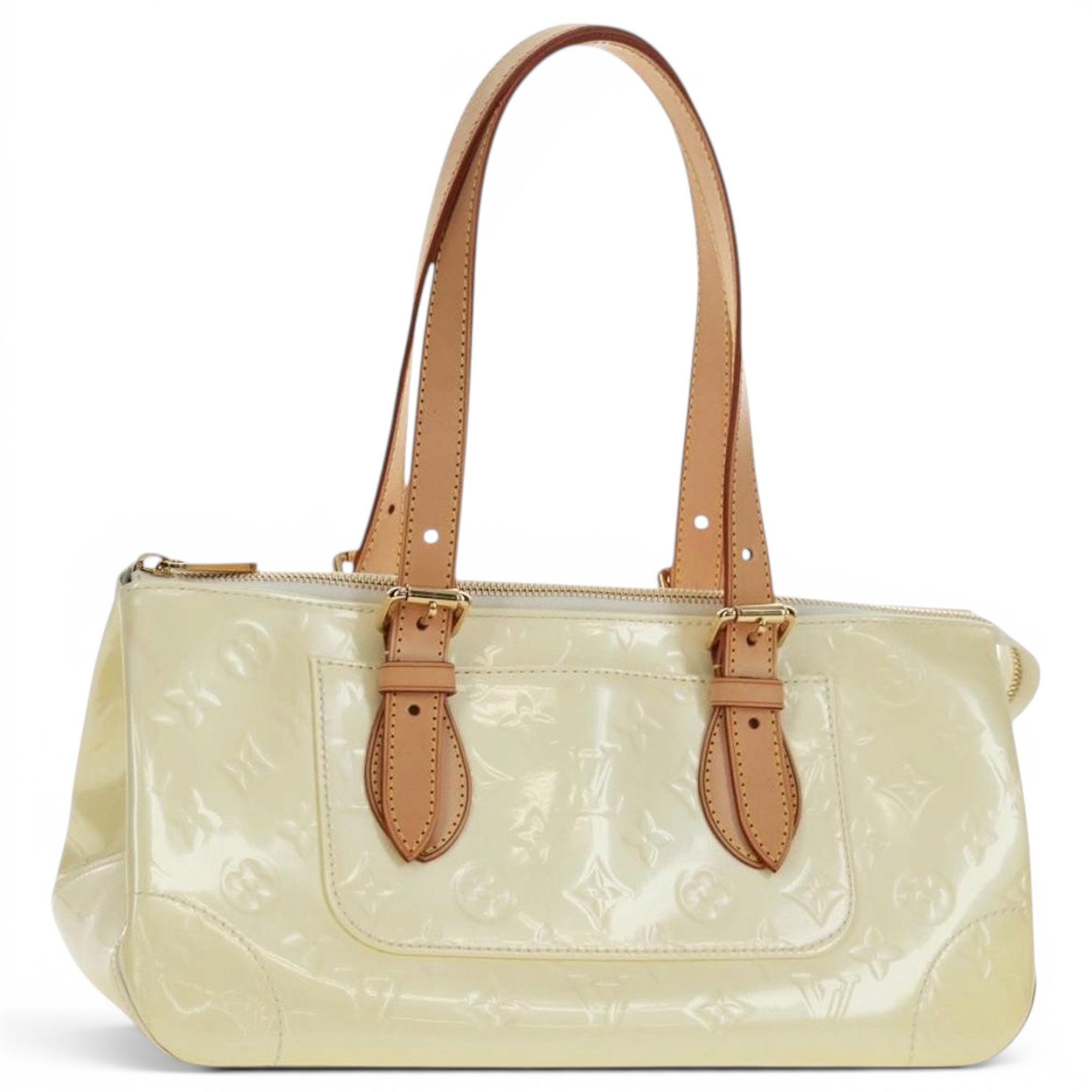 Rosewood leather handbag