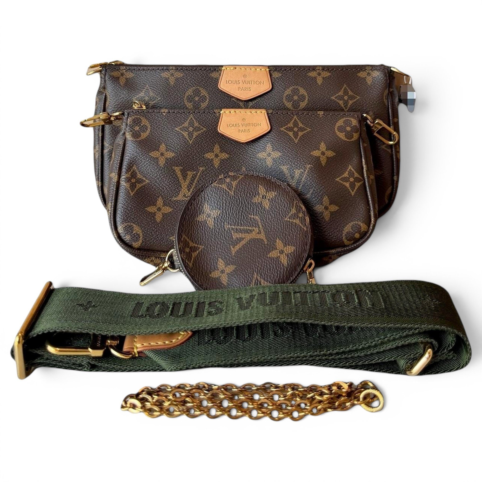 Multi Pochette Accessoires leather handbag