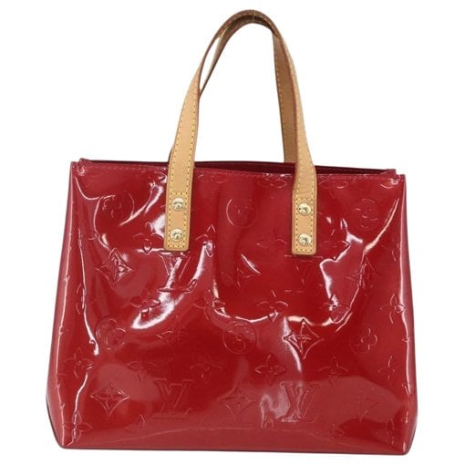 Reade patent leather handbag