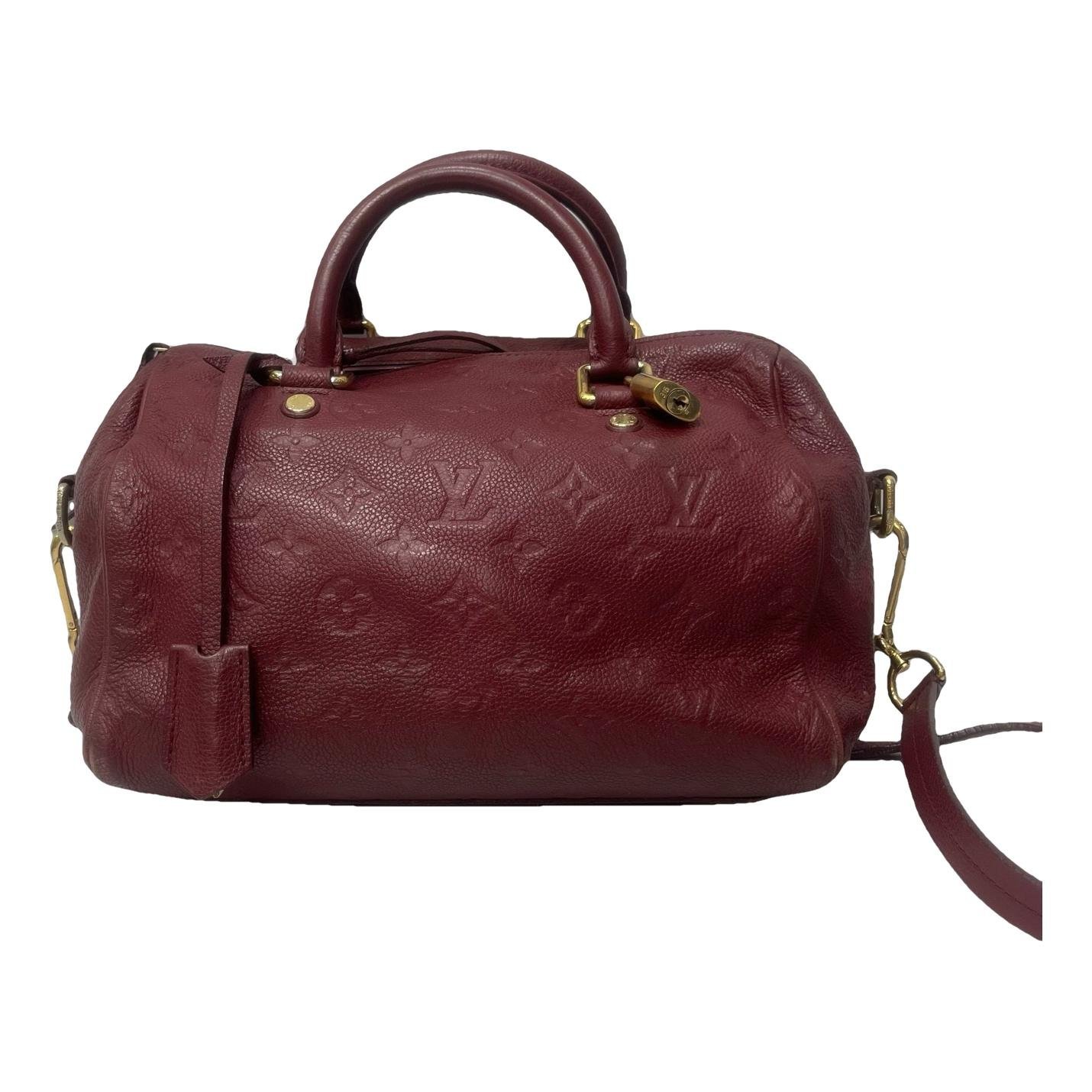 Speedy leather handbag