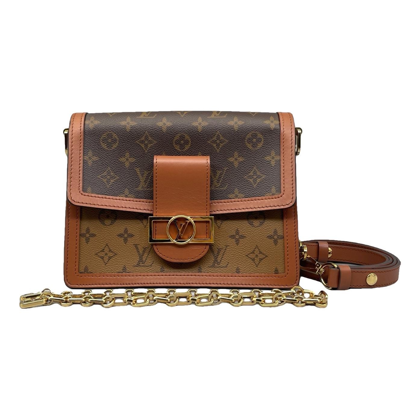 Dauphine leather handbag
