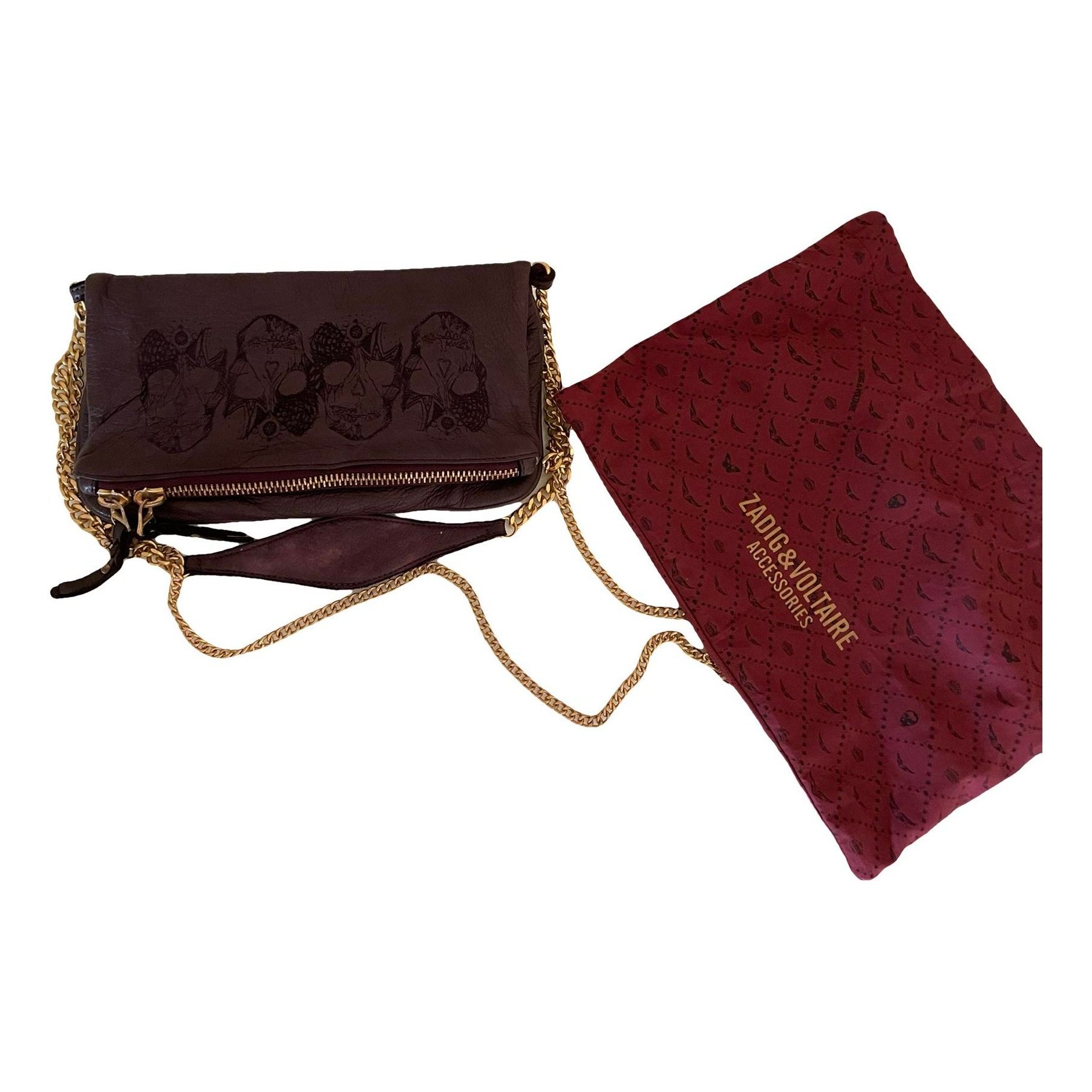 Rock leather crossbody bag