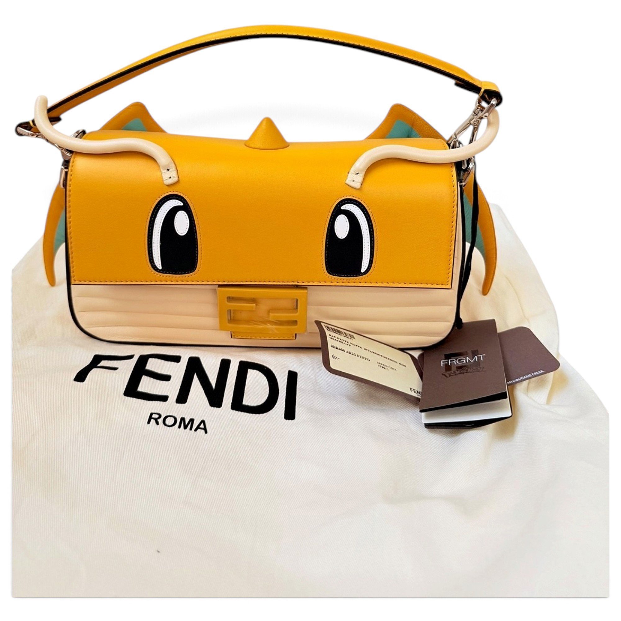 Baguette leather handbag
