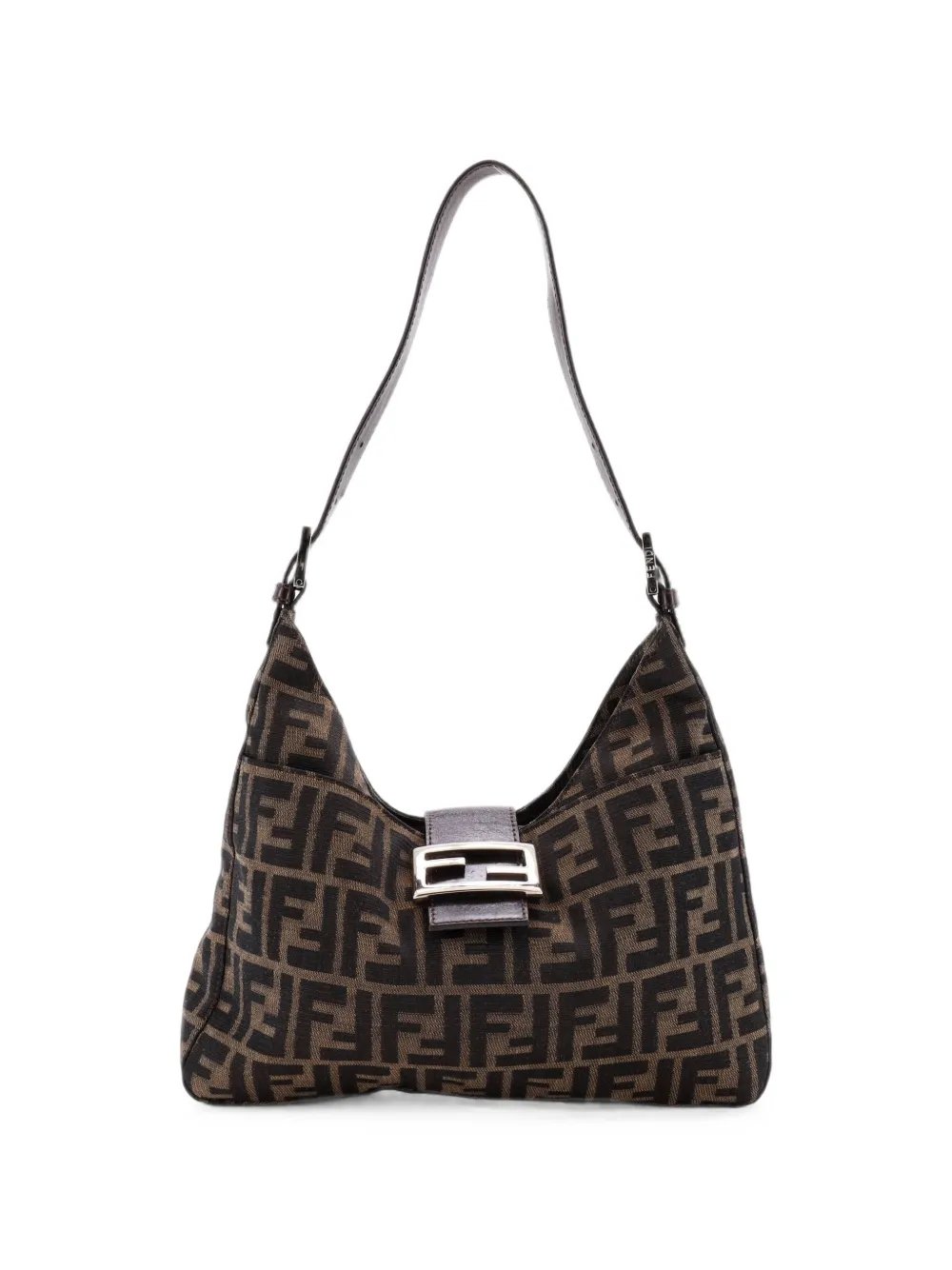 Vintage Shoulder Bag Zucca Canvas Medium hobo bag