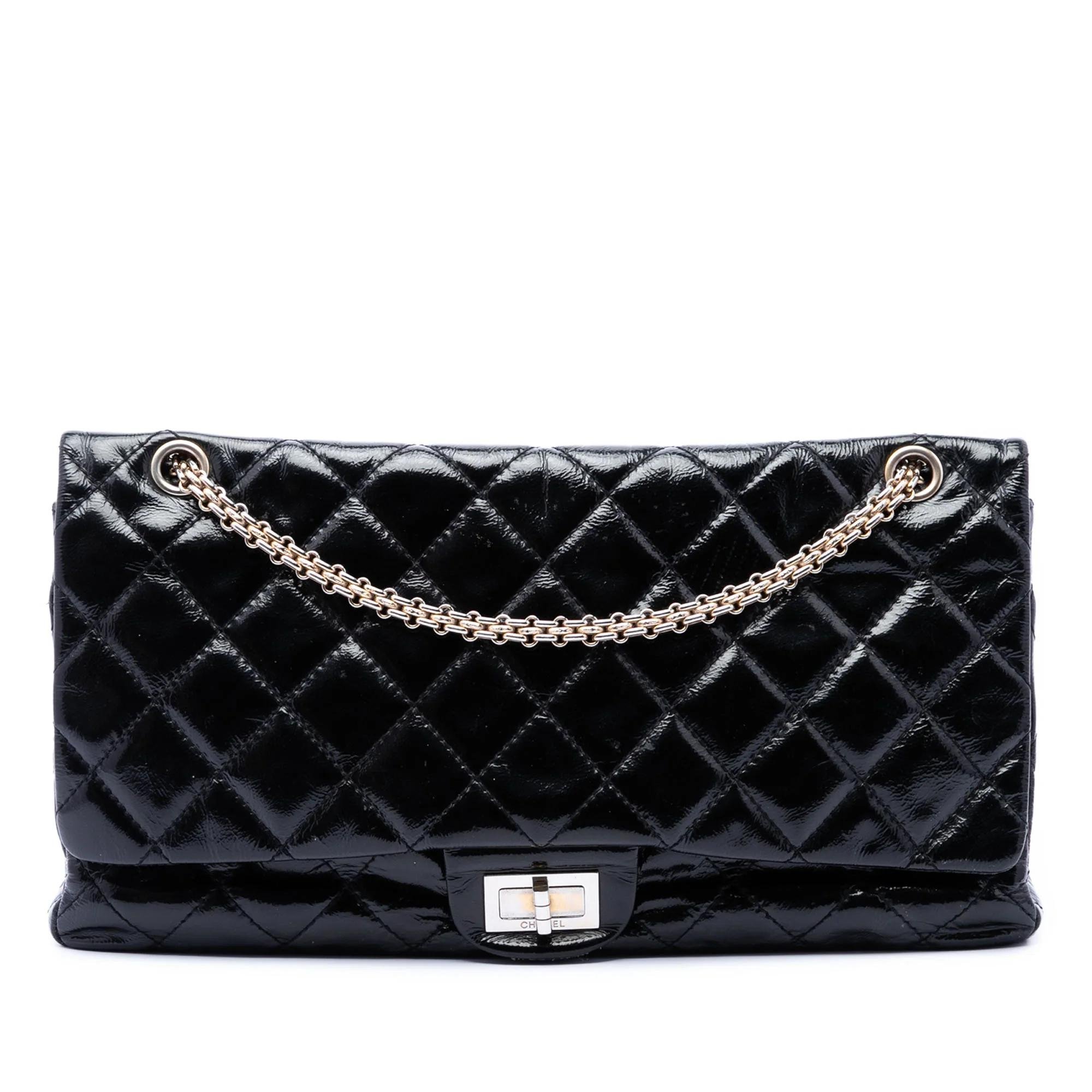 2.55 patent leather handbag