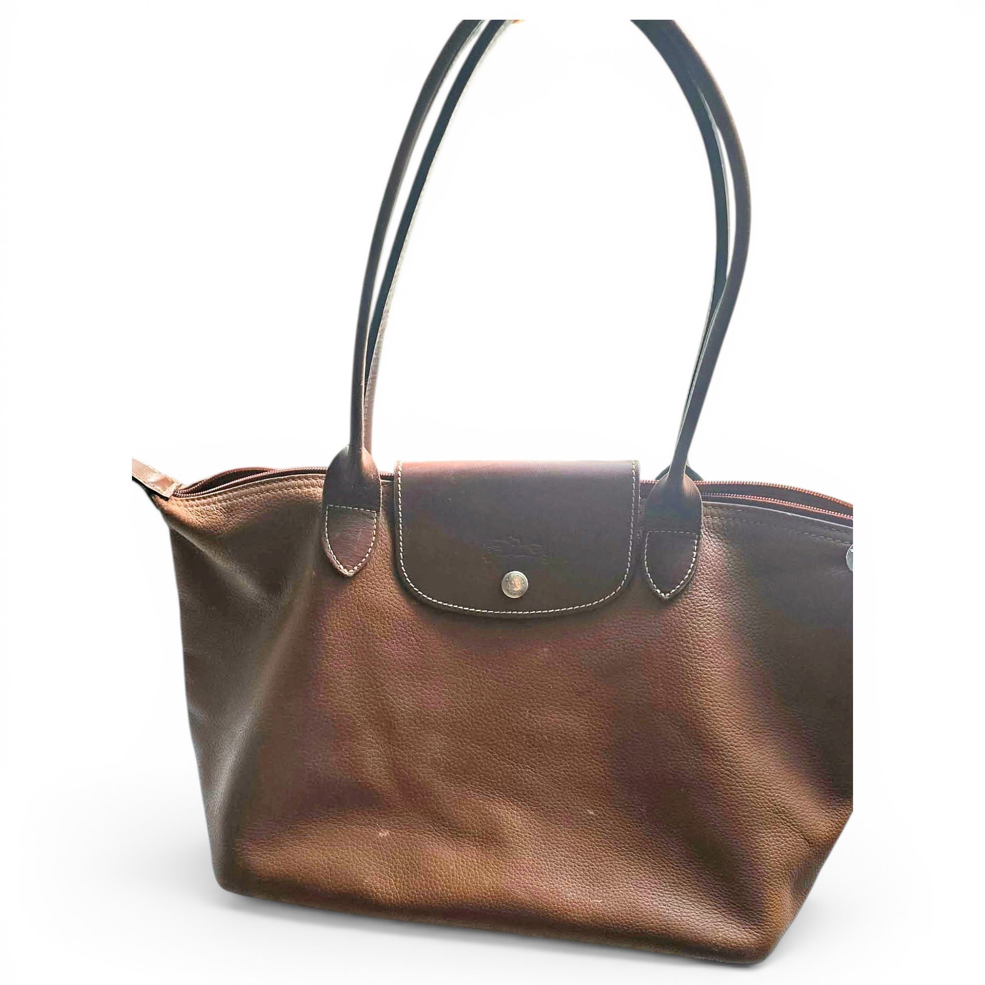 Leather tote