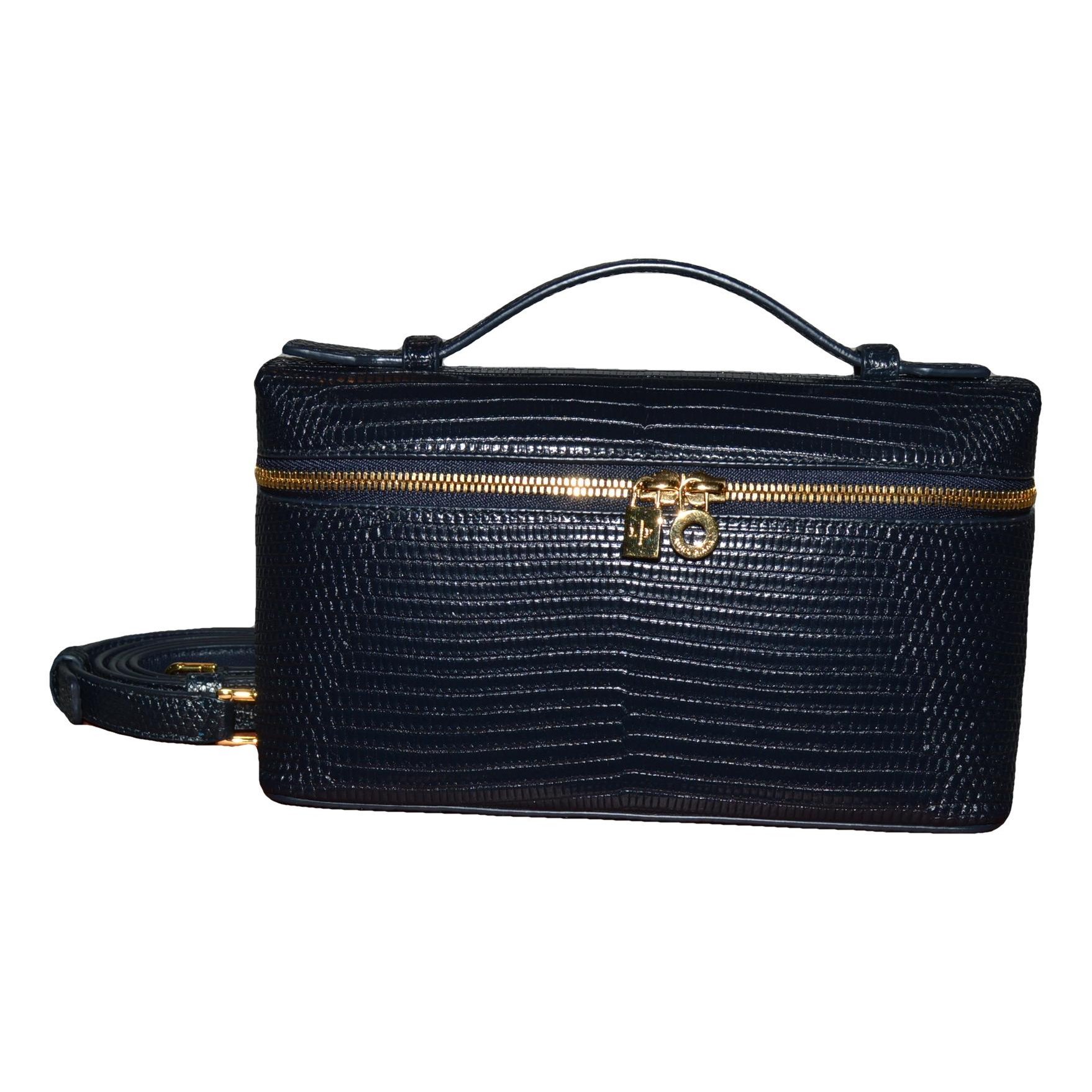 Loro Piana Extra Pocket lizard handbag