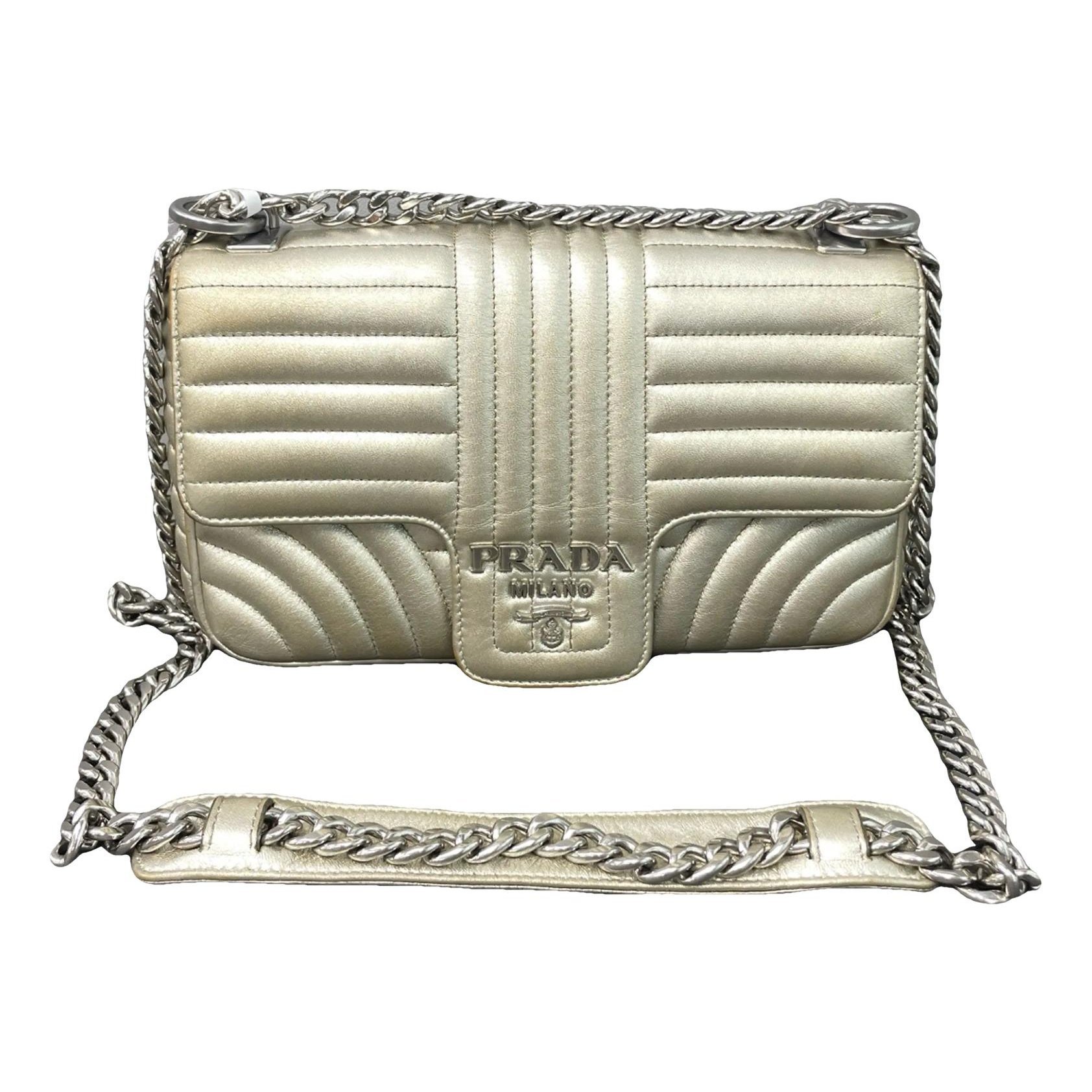 Diagramme leather crossbody bag