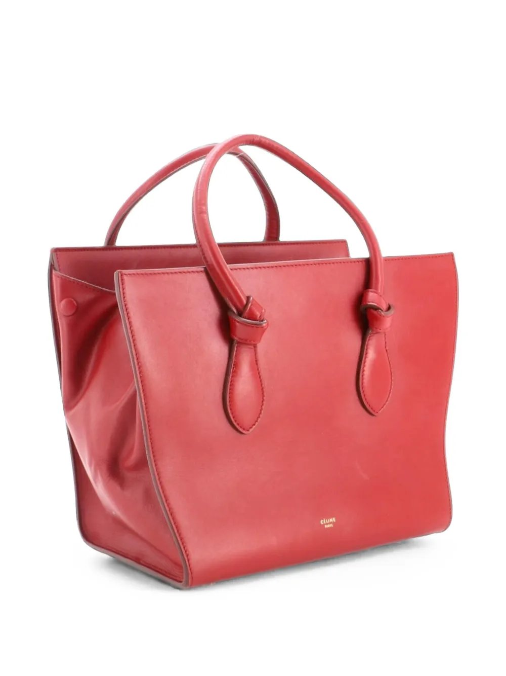 Tie Knot Smooth Leather Mini tote bag