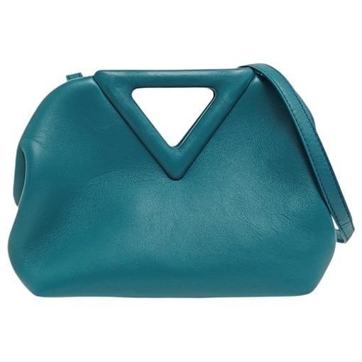 Point leather handbag