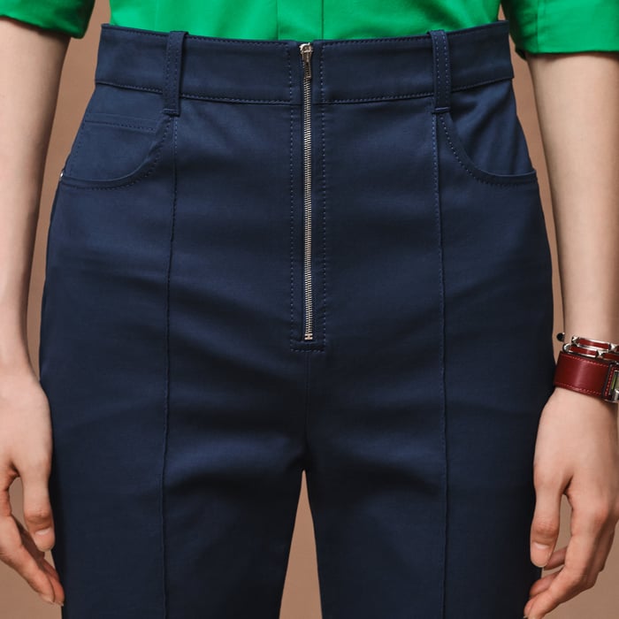 Bleu Outremer Straight Leg Pants