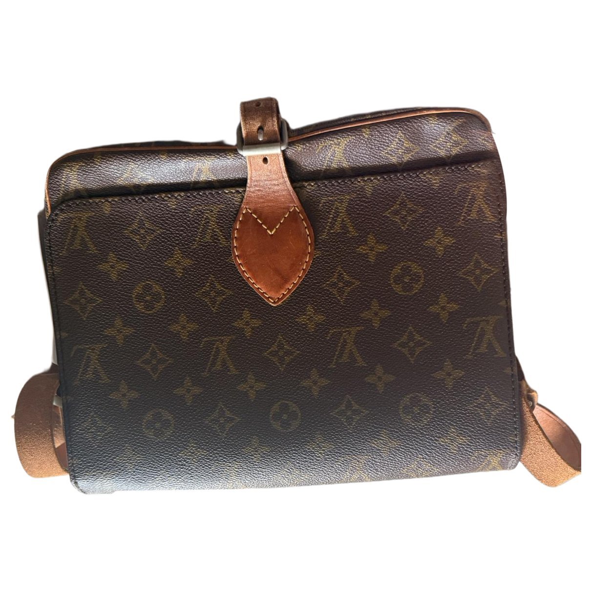 Cartouchière leather crossbody bag
