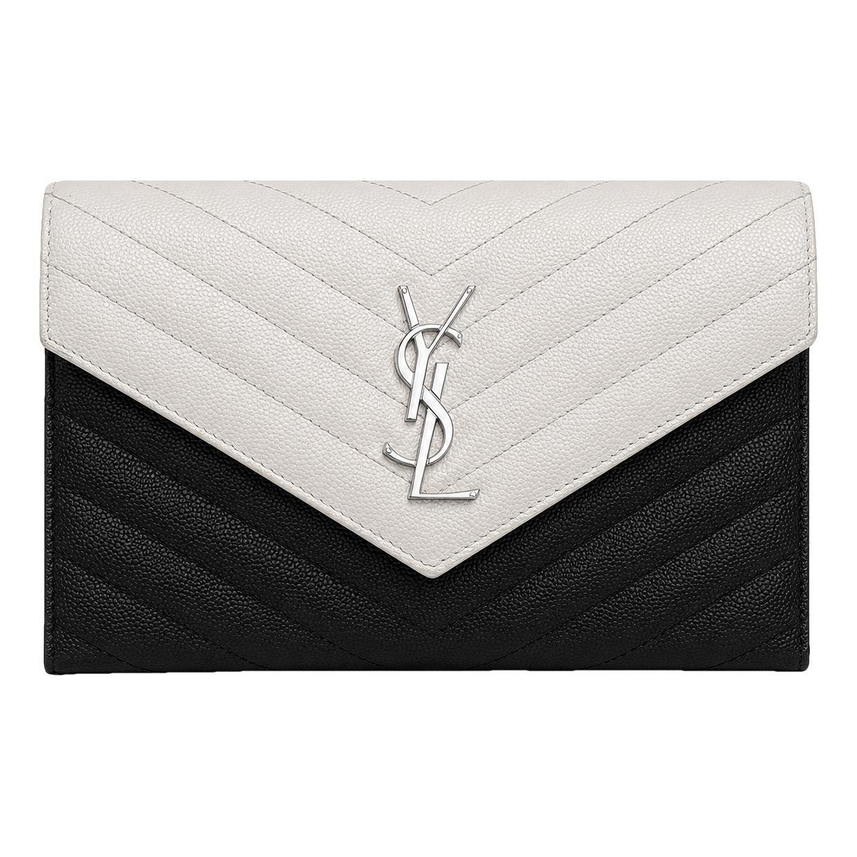 Portefeuille enveloppe leather crossbody bag