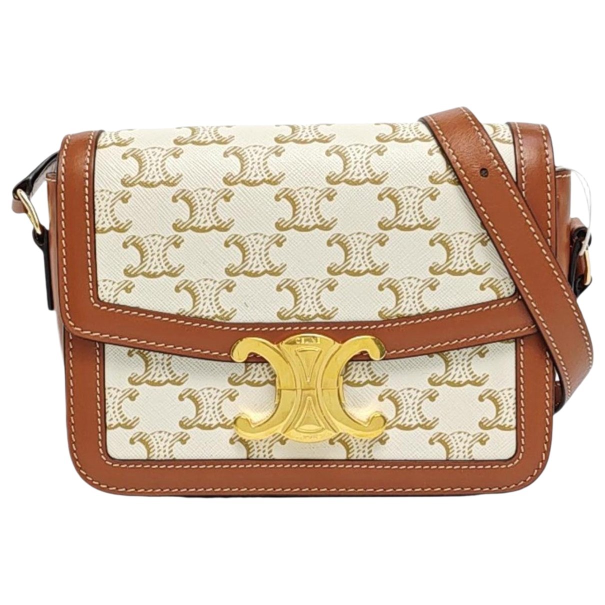 Triomphe leather handbag