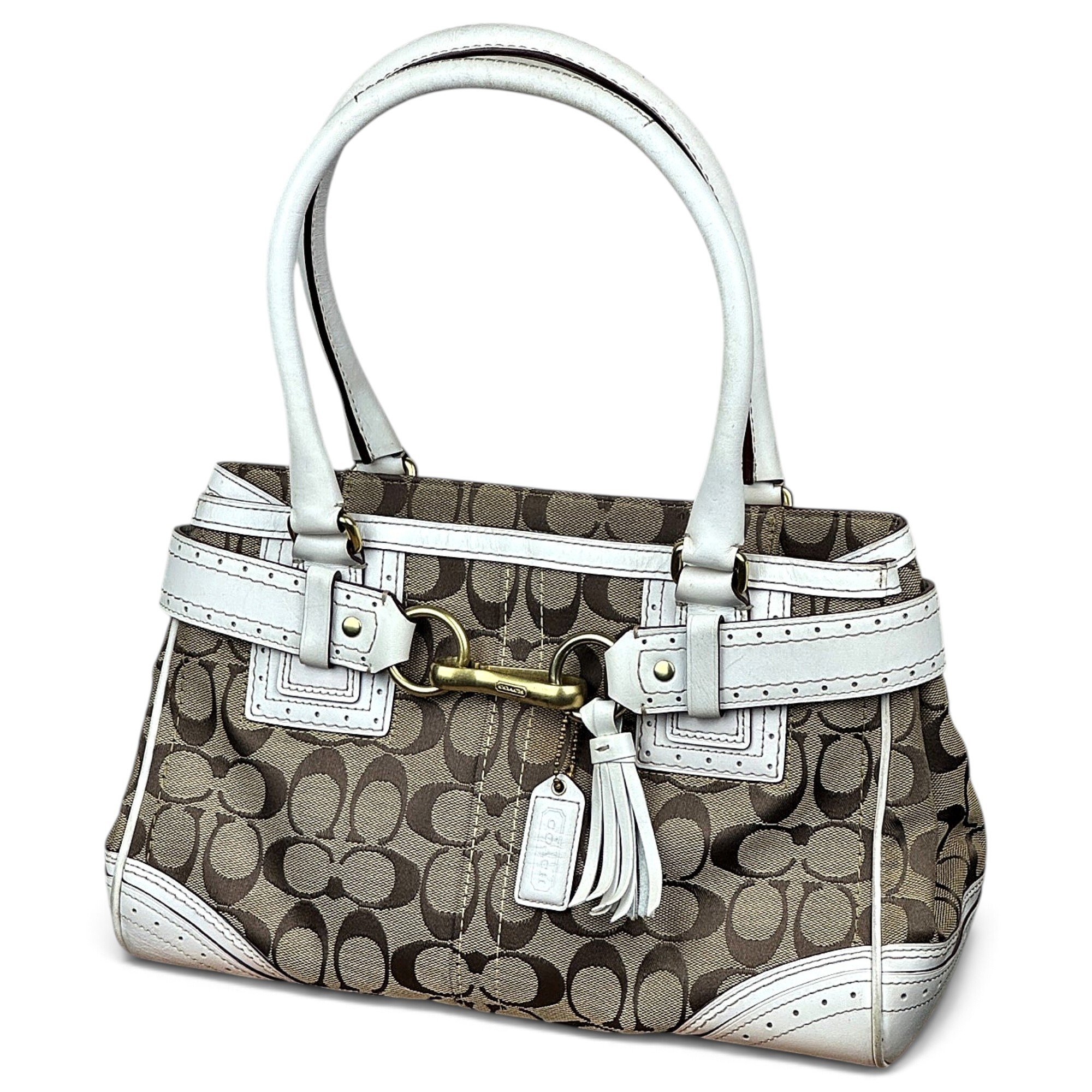 Leather satchel