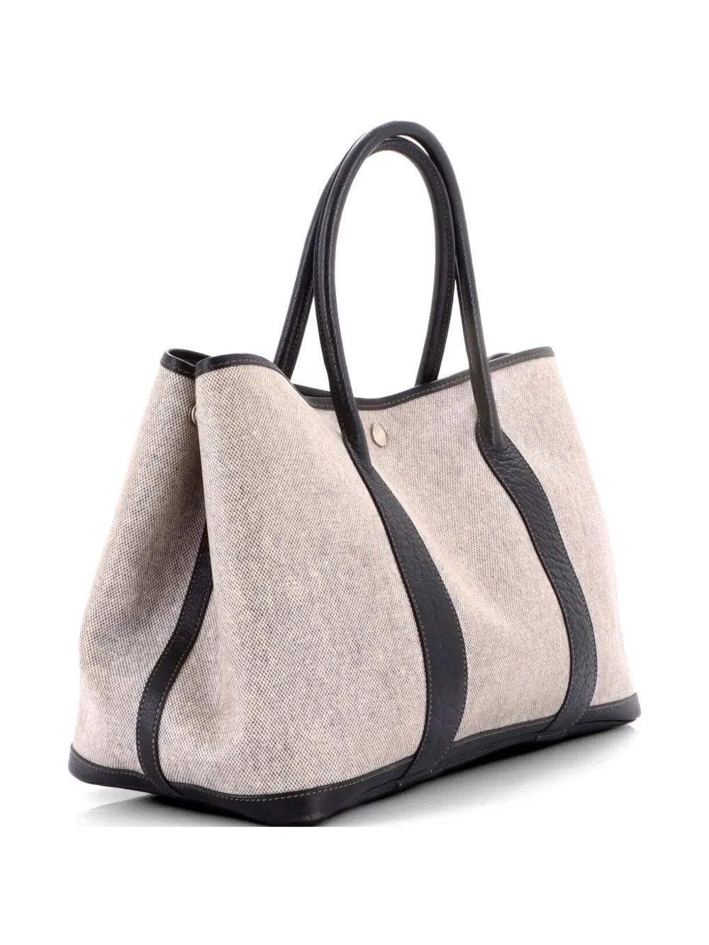 Hermes Garden Party Toile and Leather 36 tote bag