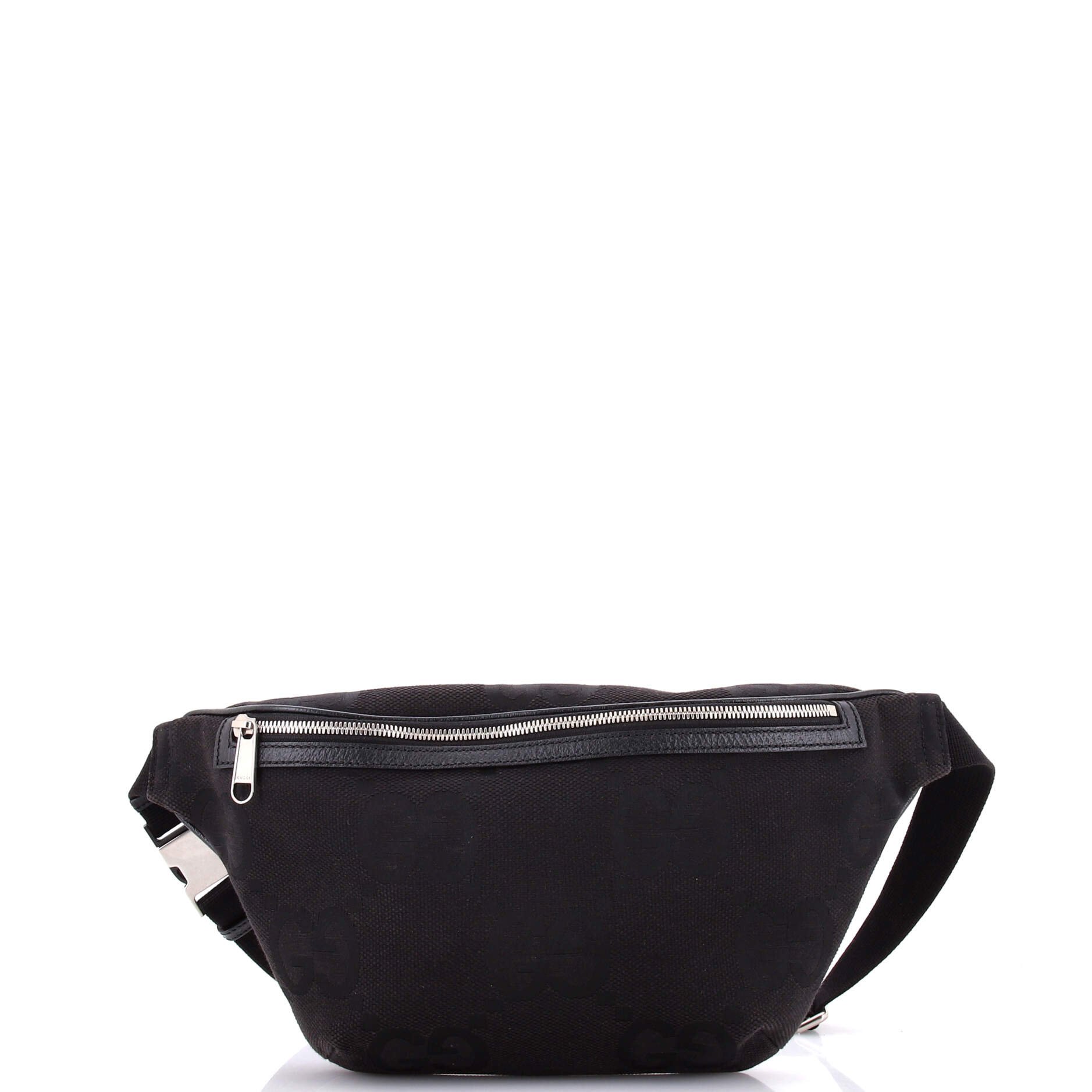 Belt Bag Jumbo GG Canvas with Leather Small