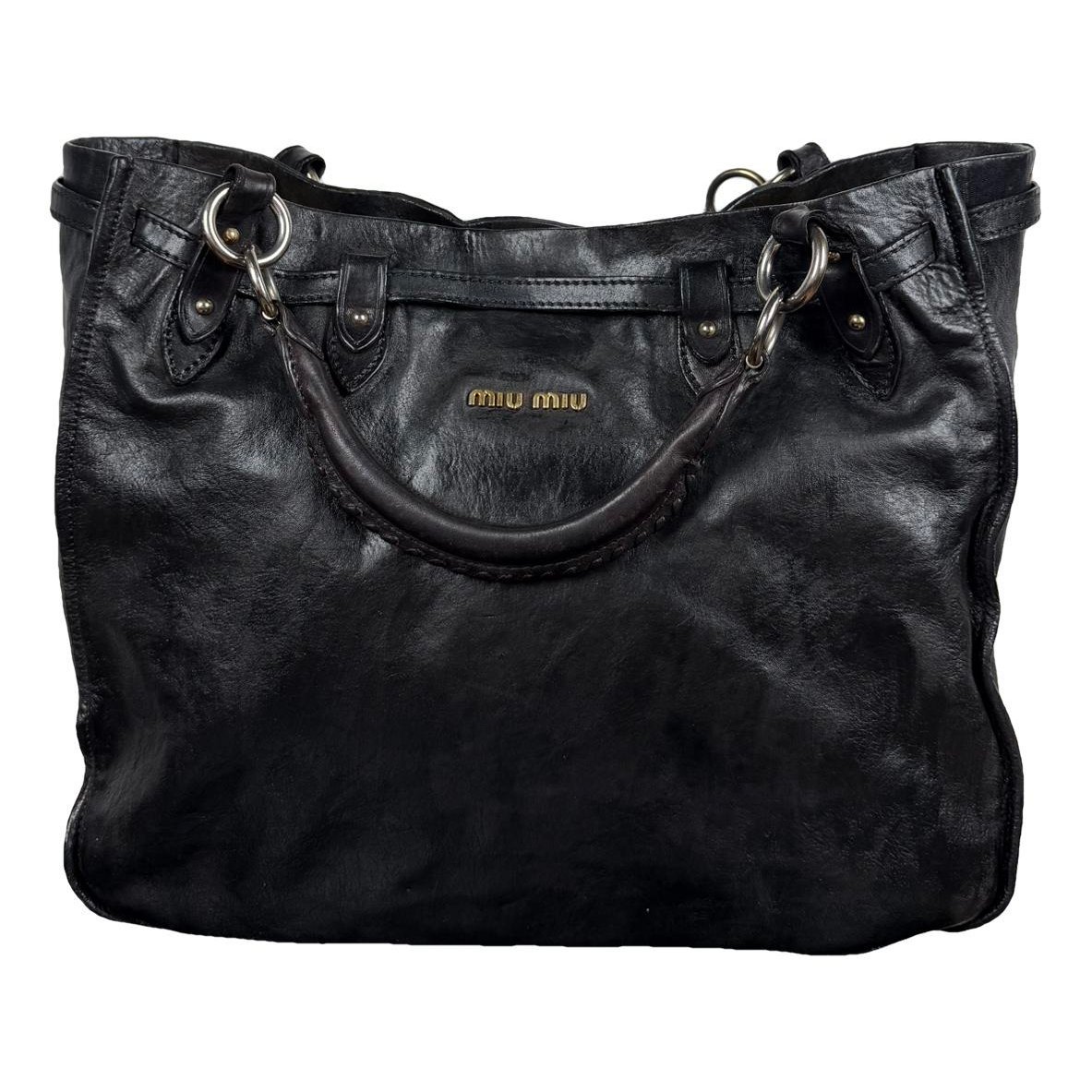 Vitello leather tote