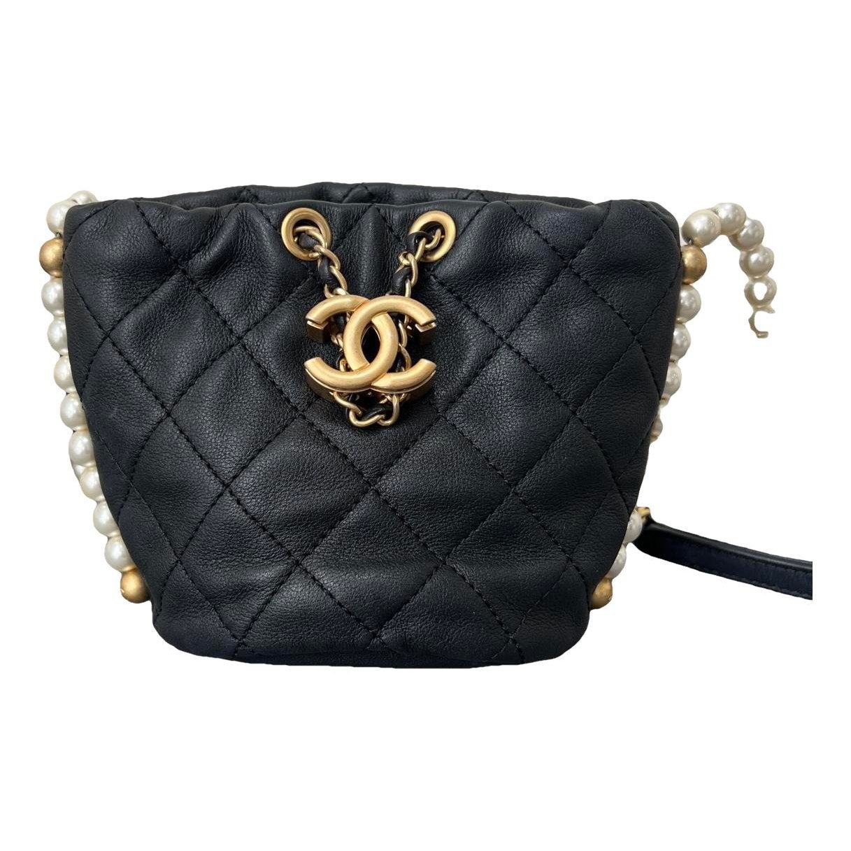 Trendy CC Vanity leather handbag