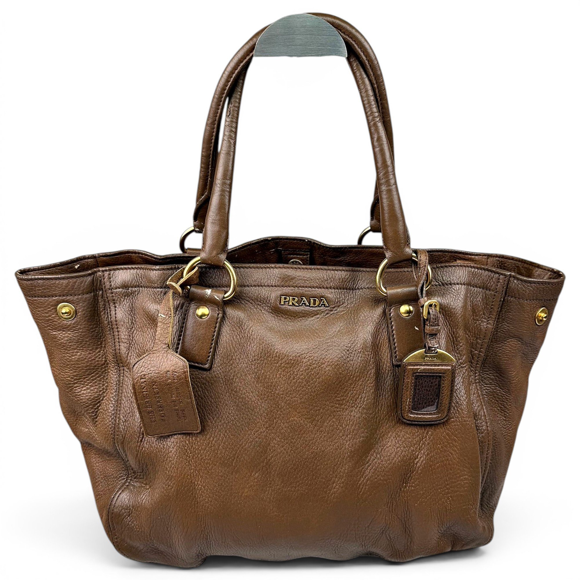 Leather handbag
