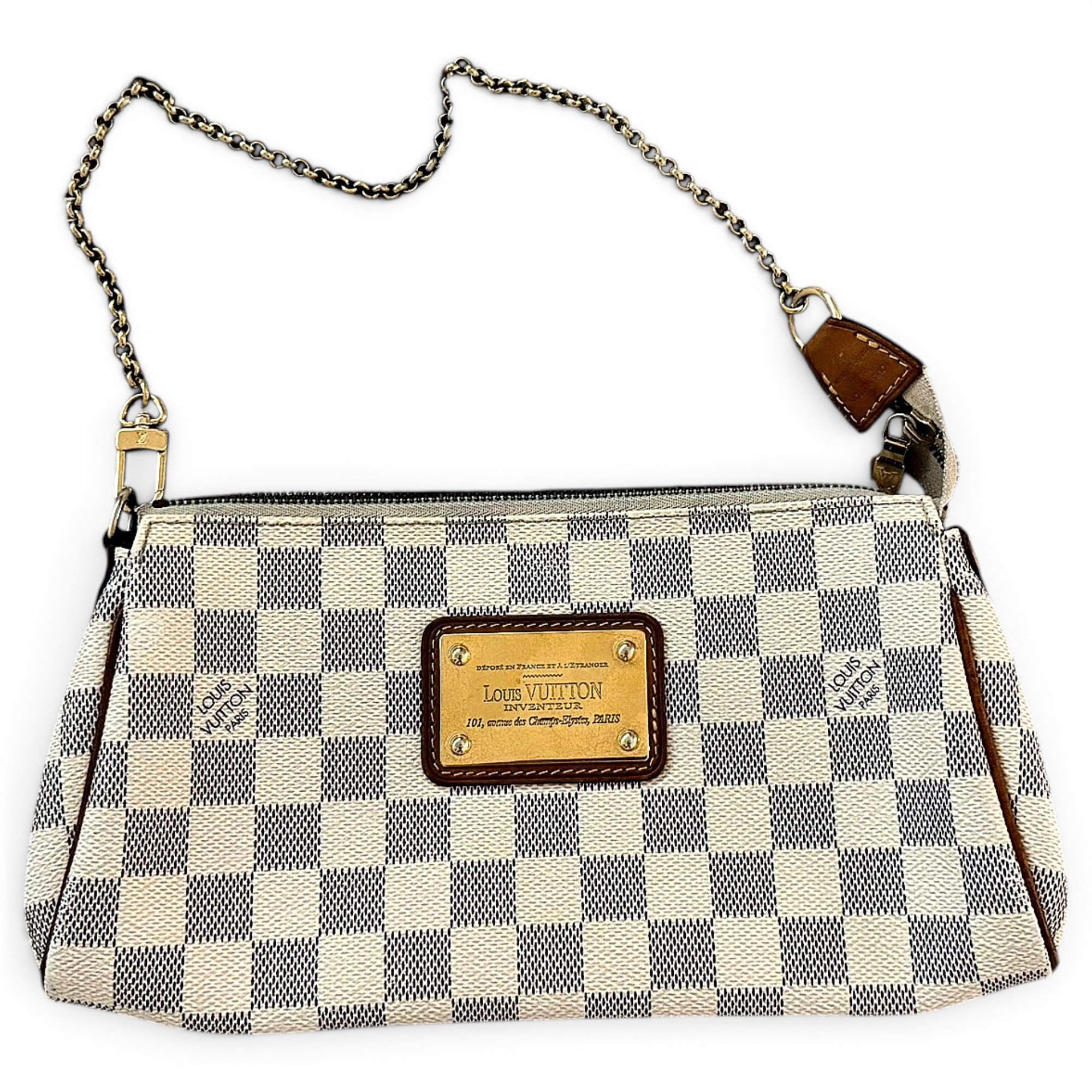 Leather clutch bag