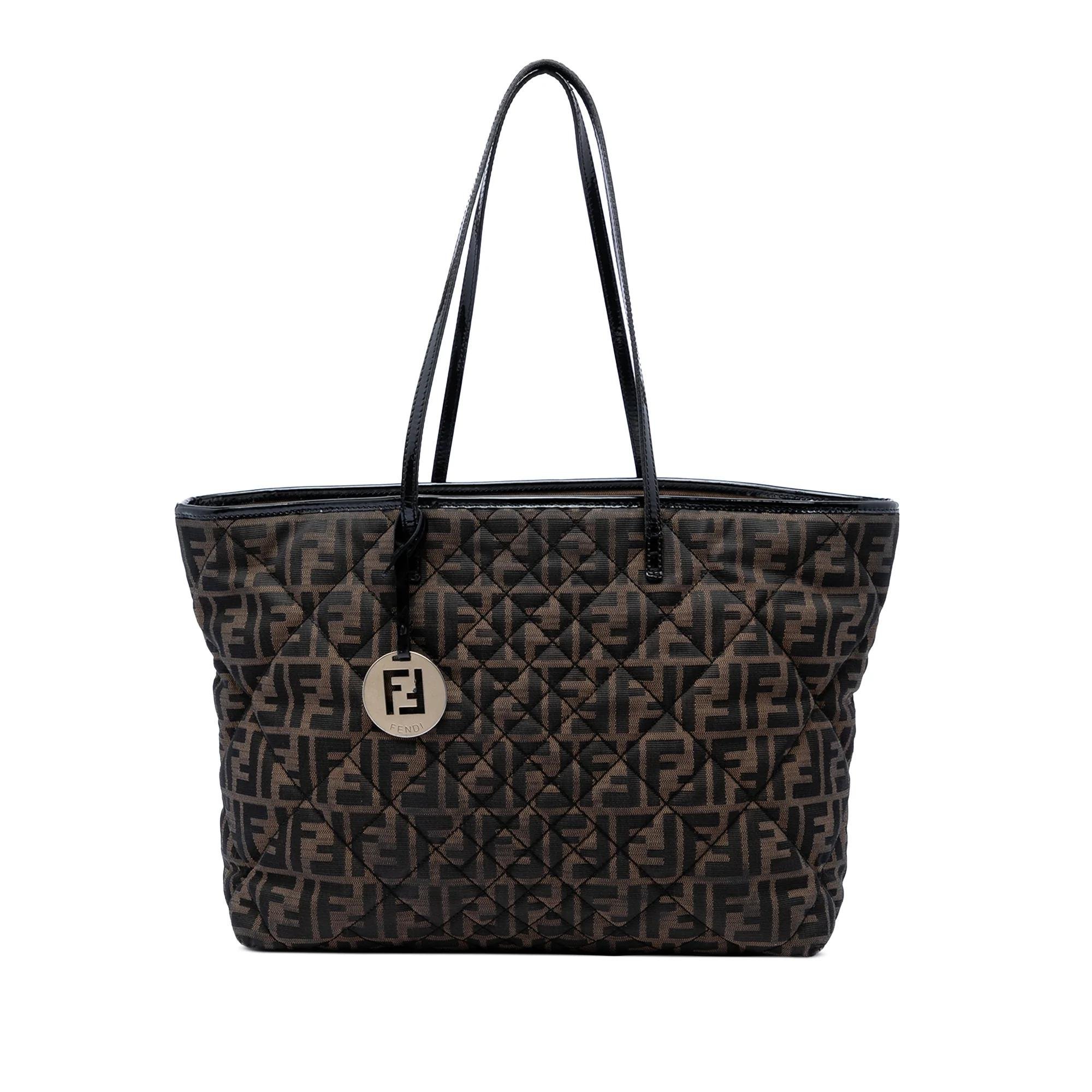 Pocket leather tote